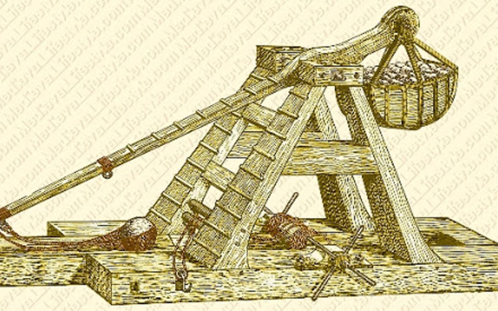 A trebuchet