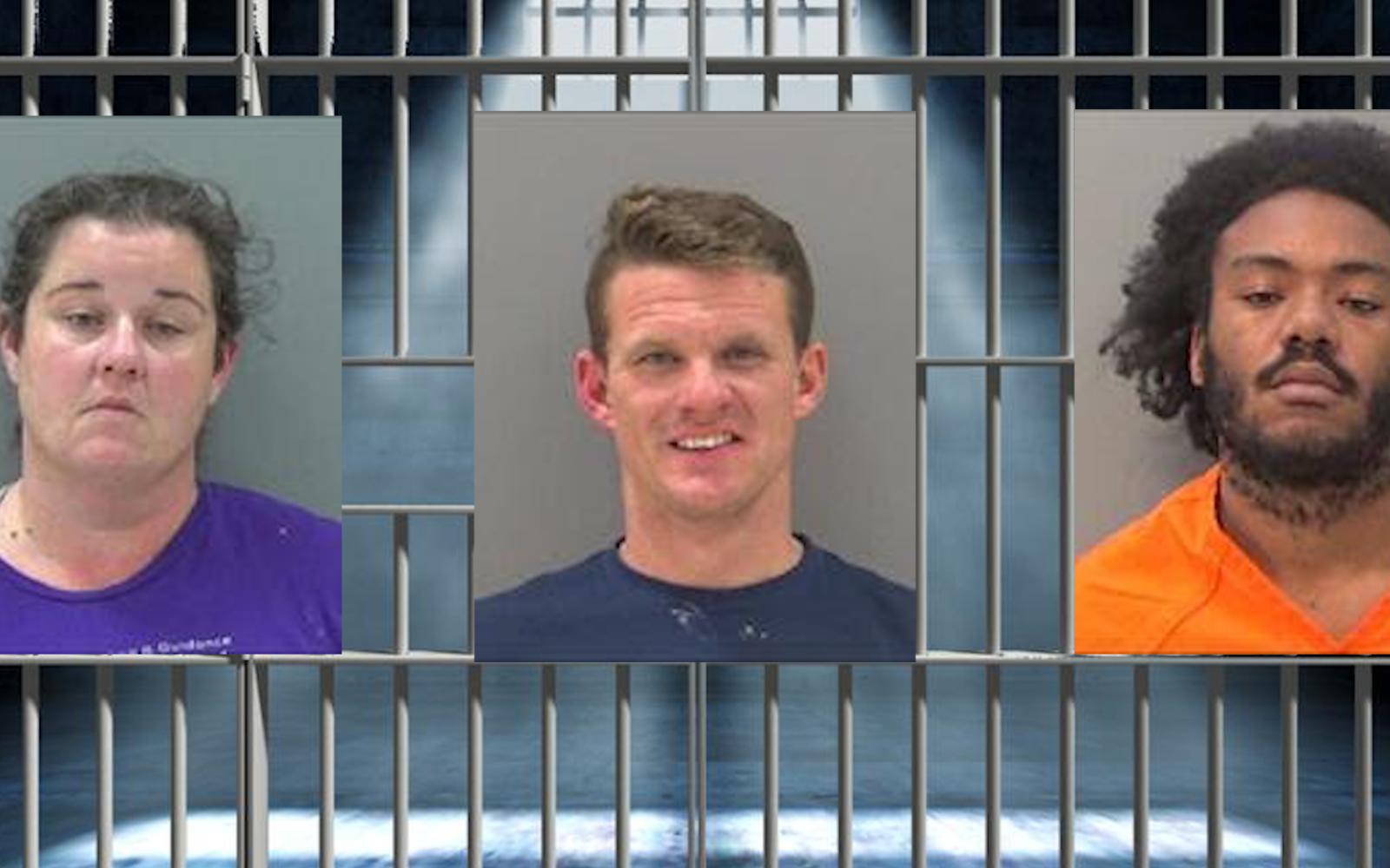 Amanda Corrales (left) Dallas Lawson (middle) Malik White (right)