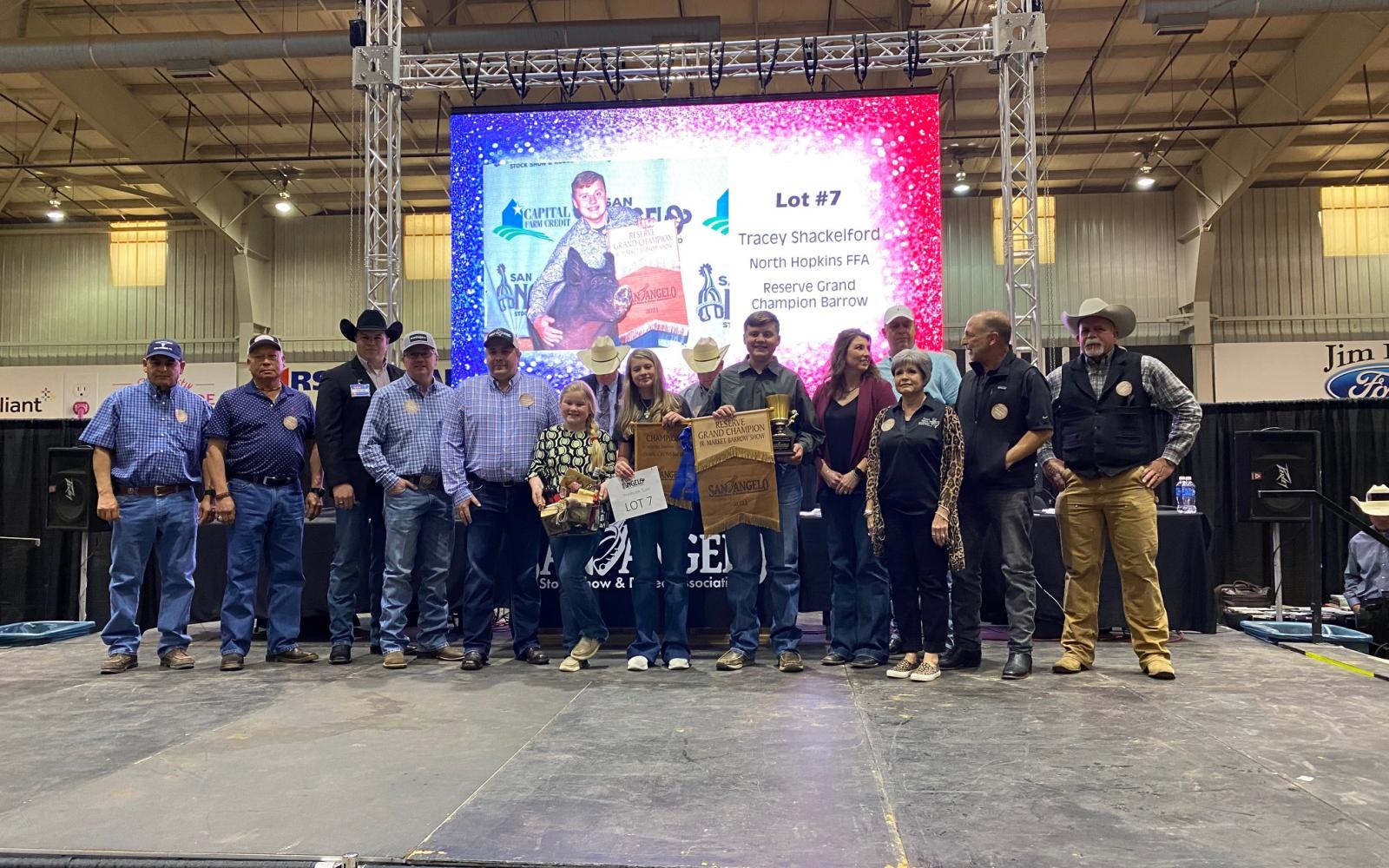2021 Reserve Grand Champion Barrow (LIVE! Photo/Yantis Green)