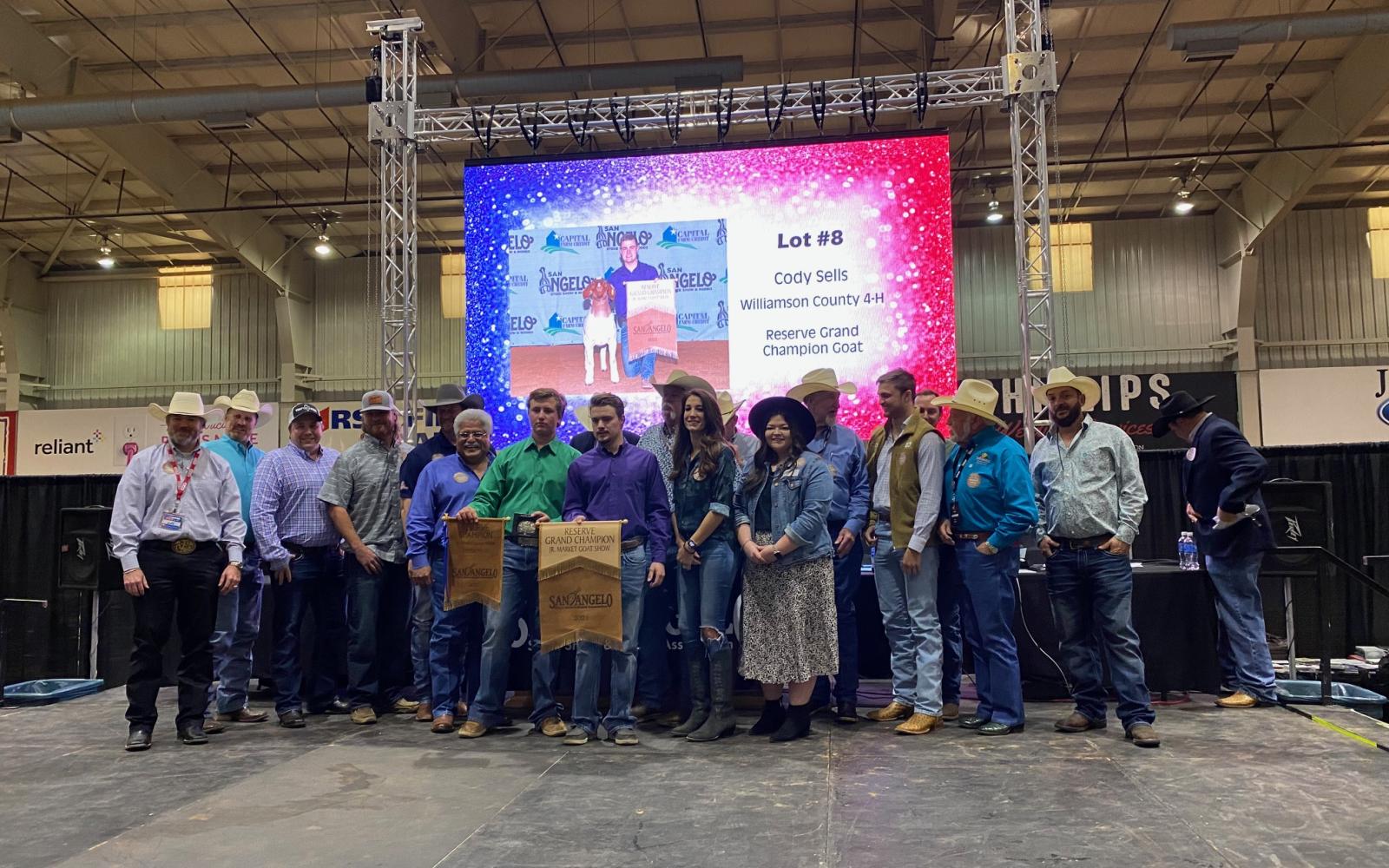 2021 Reserve Grand Champion Market Goat (LIVE! Photo/Yantis Green)