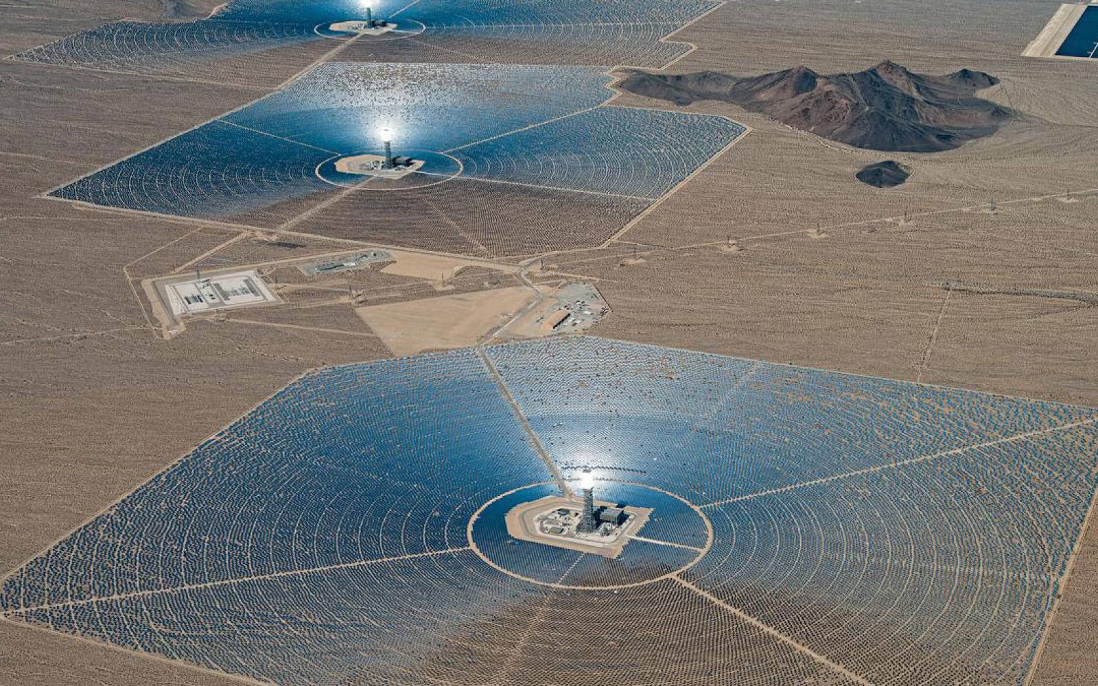 Ivanpah Solar Plant in California