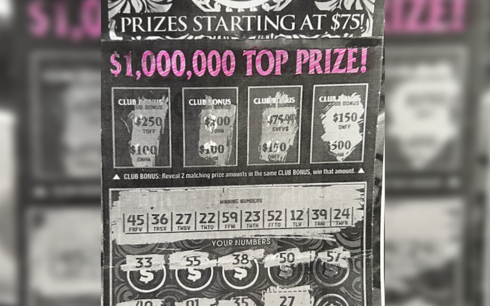 Million Dollar Lottery Ticket