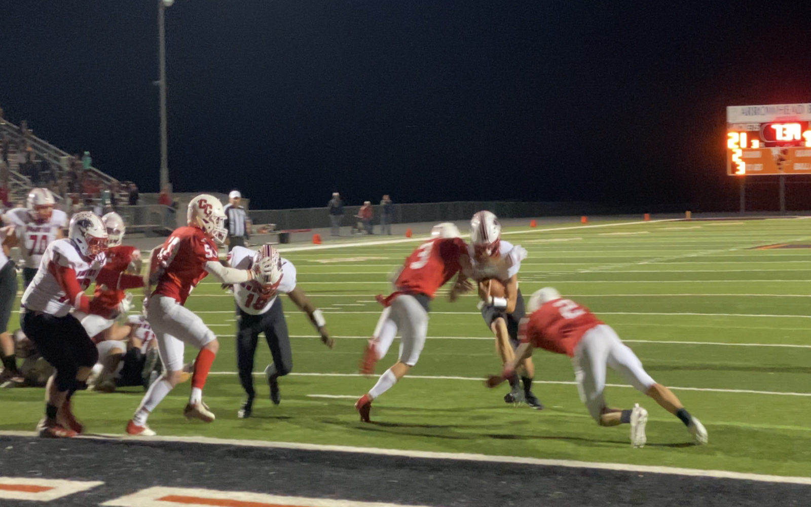 Christoval DBs Beau Jolly and Cayden Carpenter