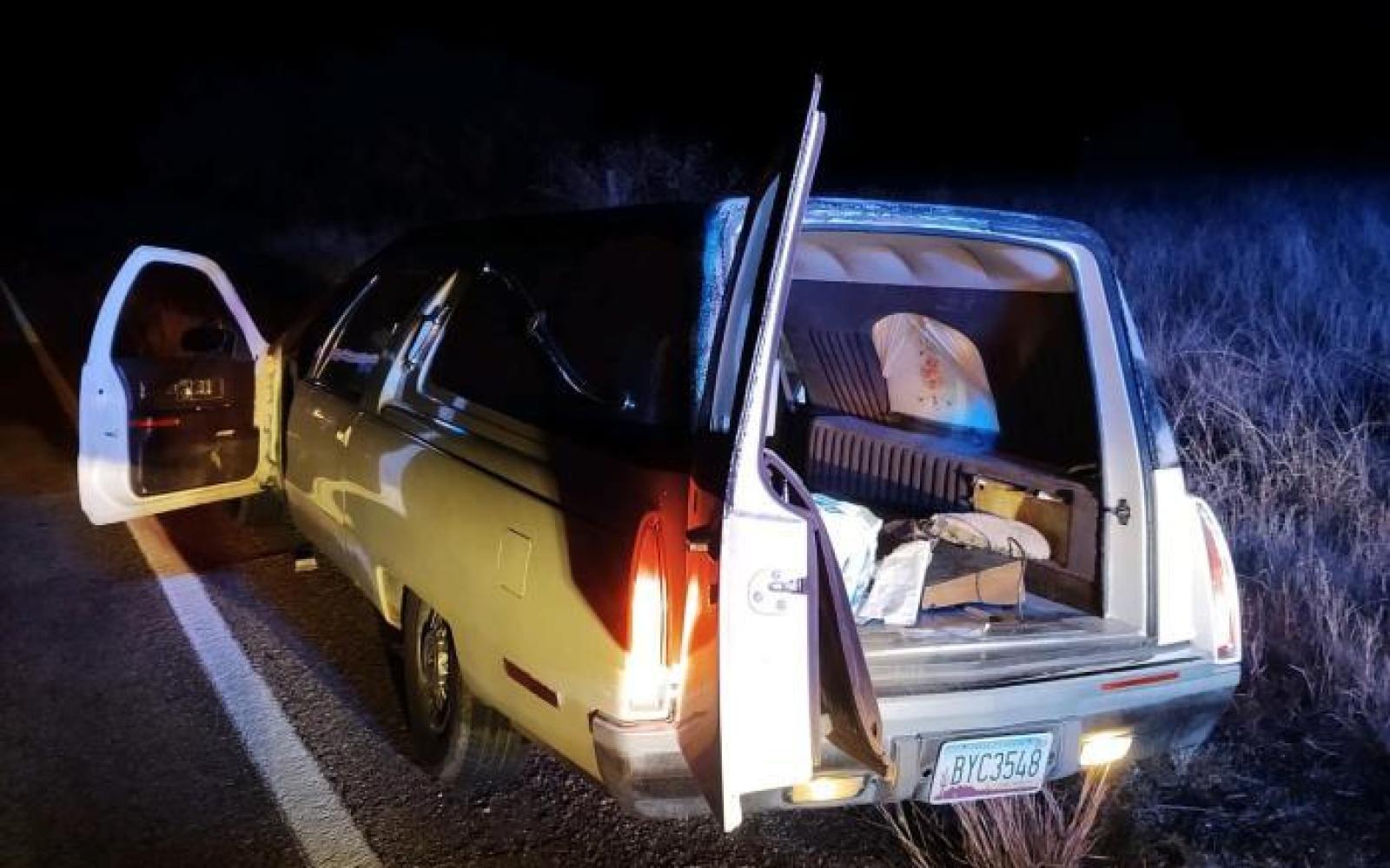 Illegal Aliens Smuggled in Hearse (Contributed/CBP)