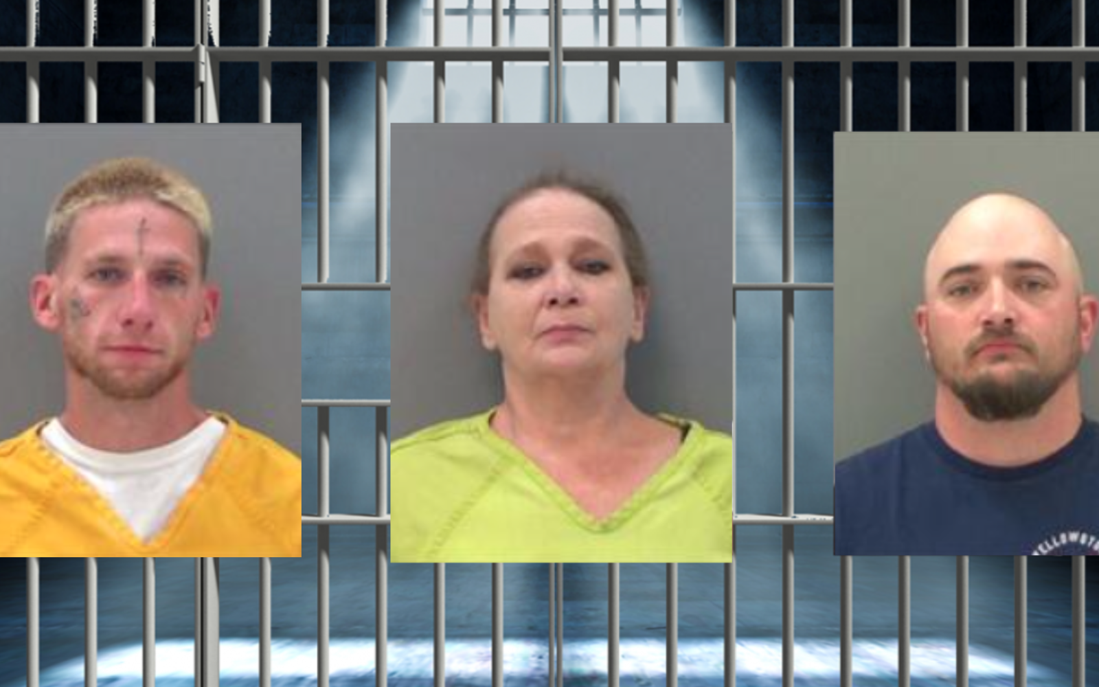 Andrew Barnett (L) Tresa Releford (M) Chad Hoffpauir (R)