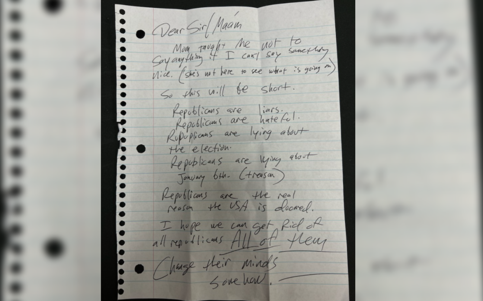 Letter to San Angelo LIVE! from Larry Lux