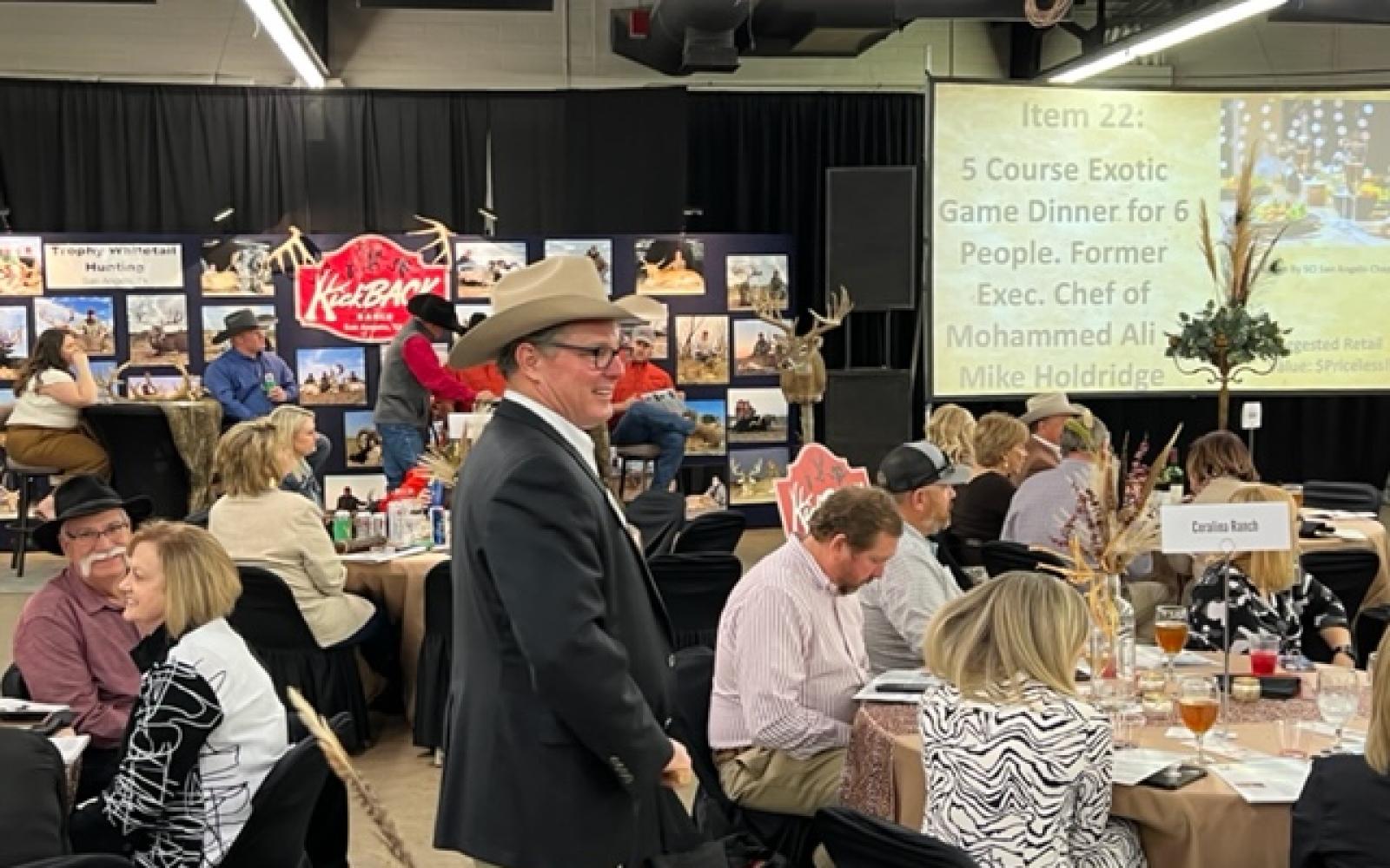 San Angelo SCI 2022 Banquet Joe Will Ross (LIVE! photo/Joe Hyde)