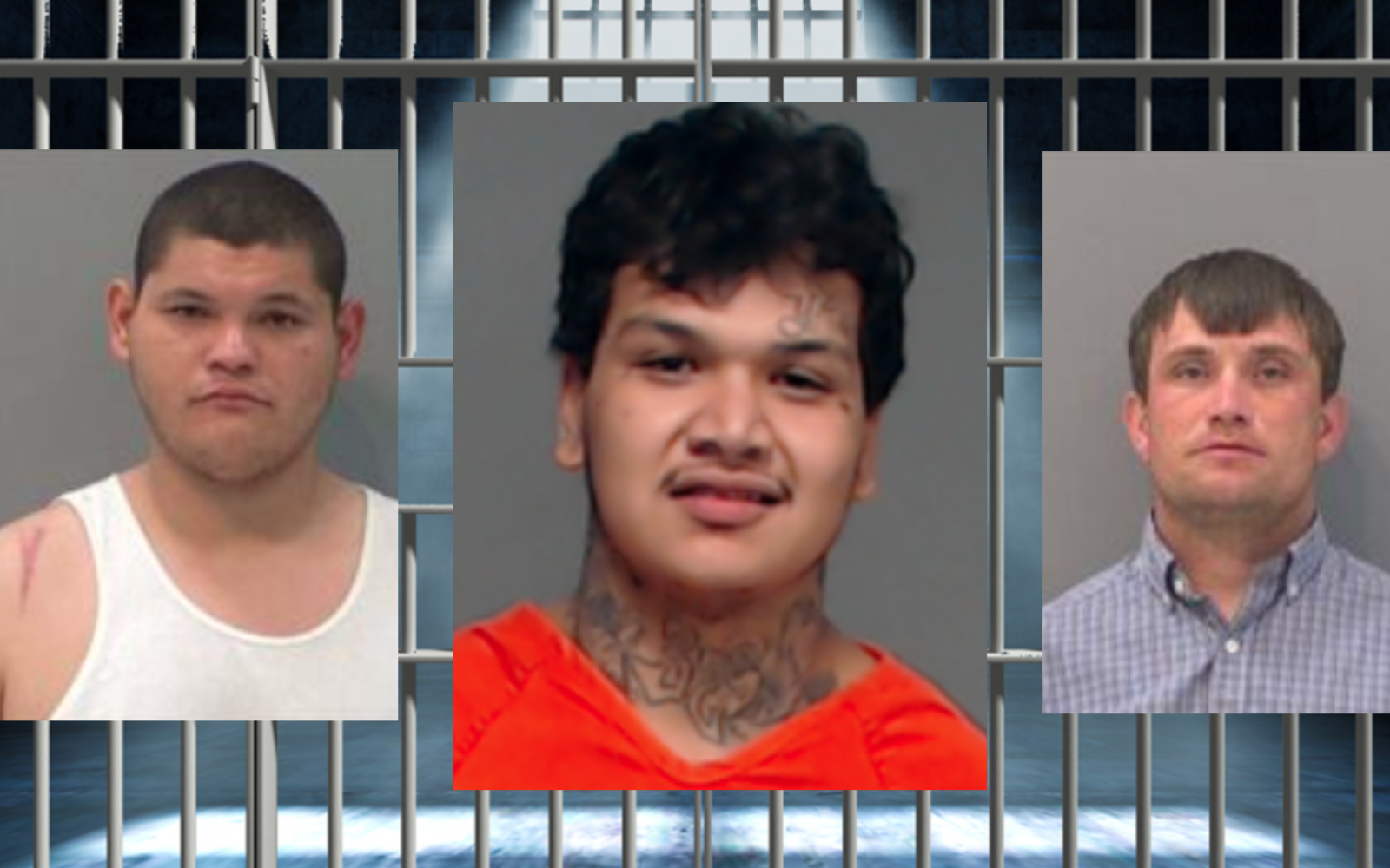 Jose Aguilar (L) Domingo Gomez (M) Marcus Bernett (R)