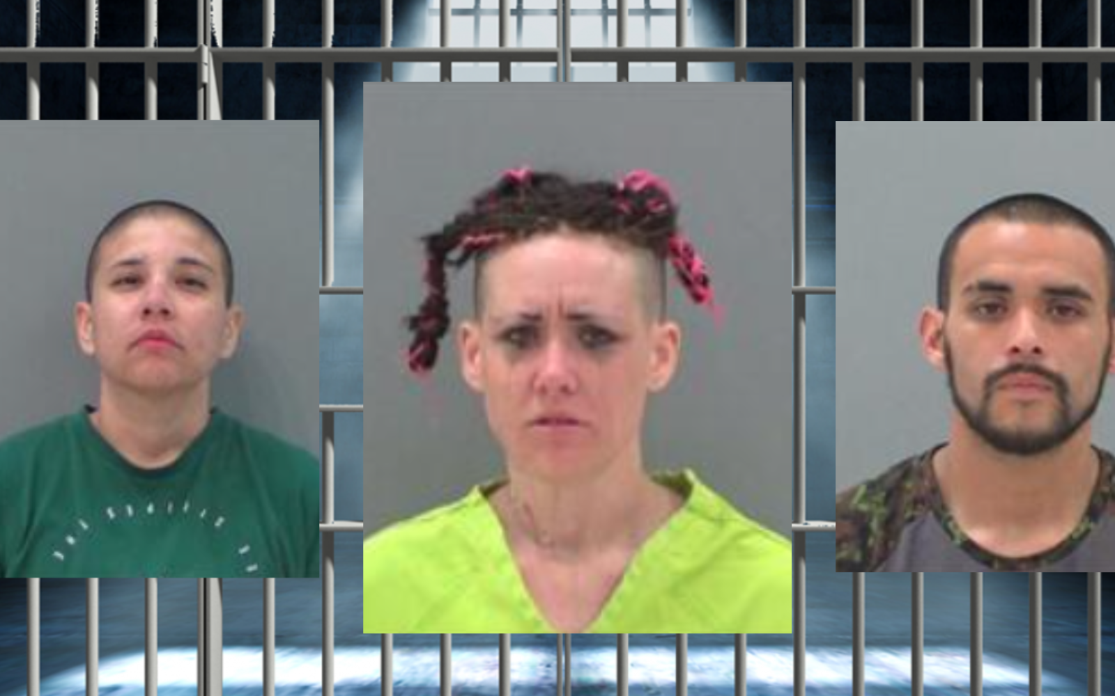 Ashley Arteaga (L) Shannon Hood (M) Christopher Flores (R)