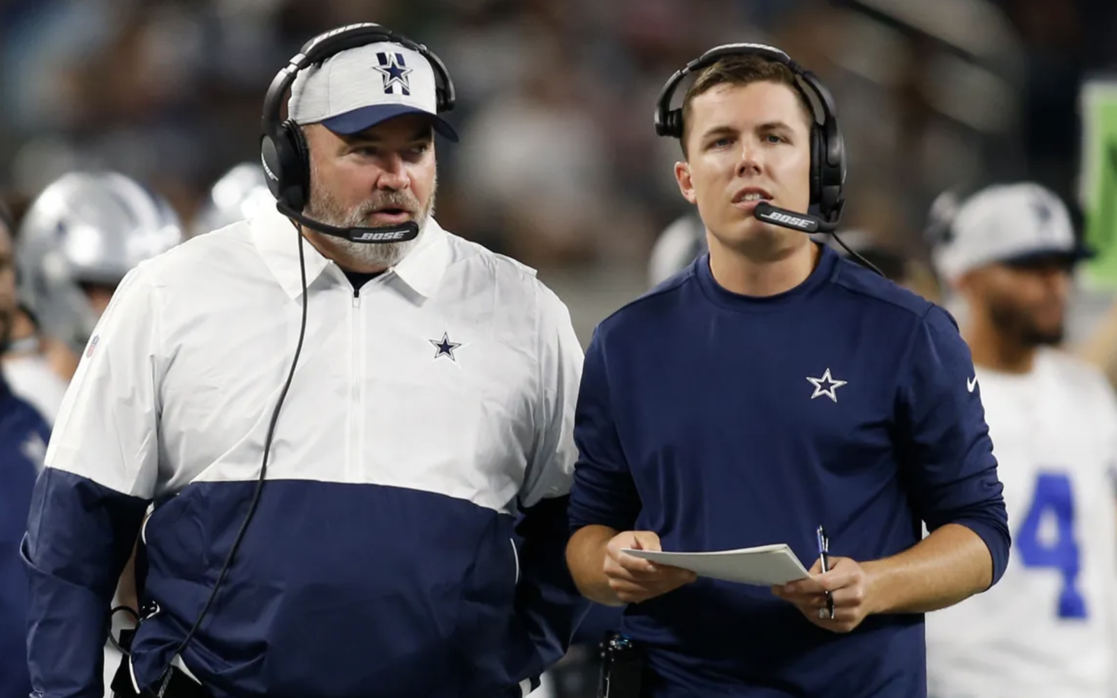 Cowboys Coaches Mike McCarthy and Kellen Moore