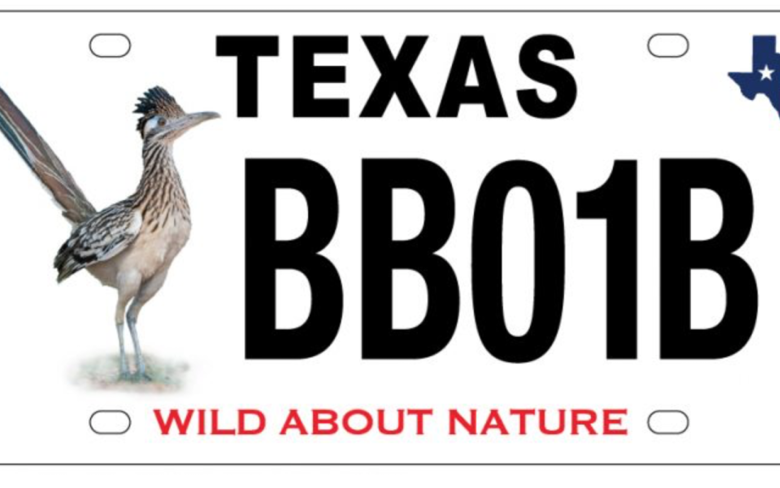 Texas Roadrunner License Plate (Contributed/TPWD)