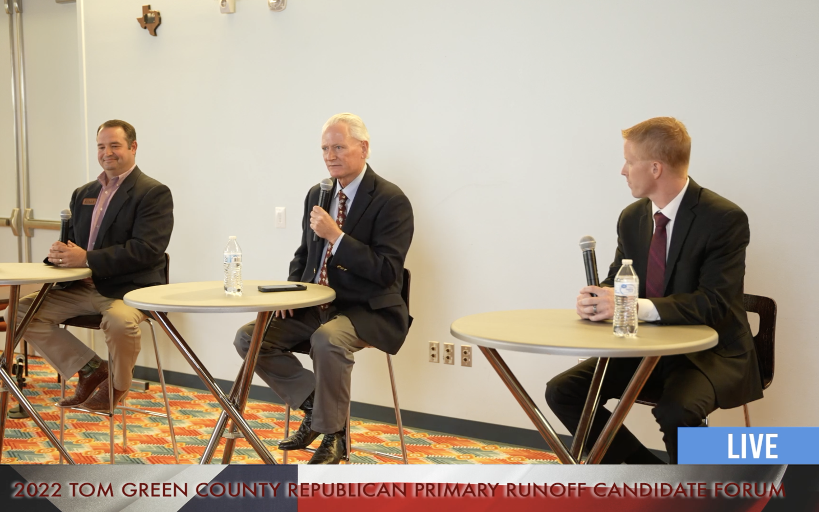 Todd Kolls (L) Yantis Green (M) Lane Carter (R)