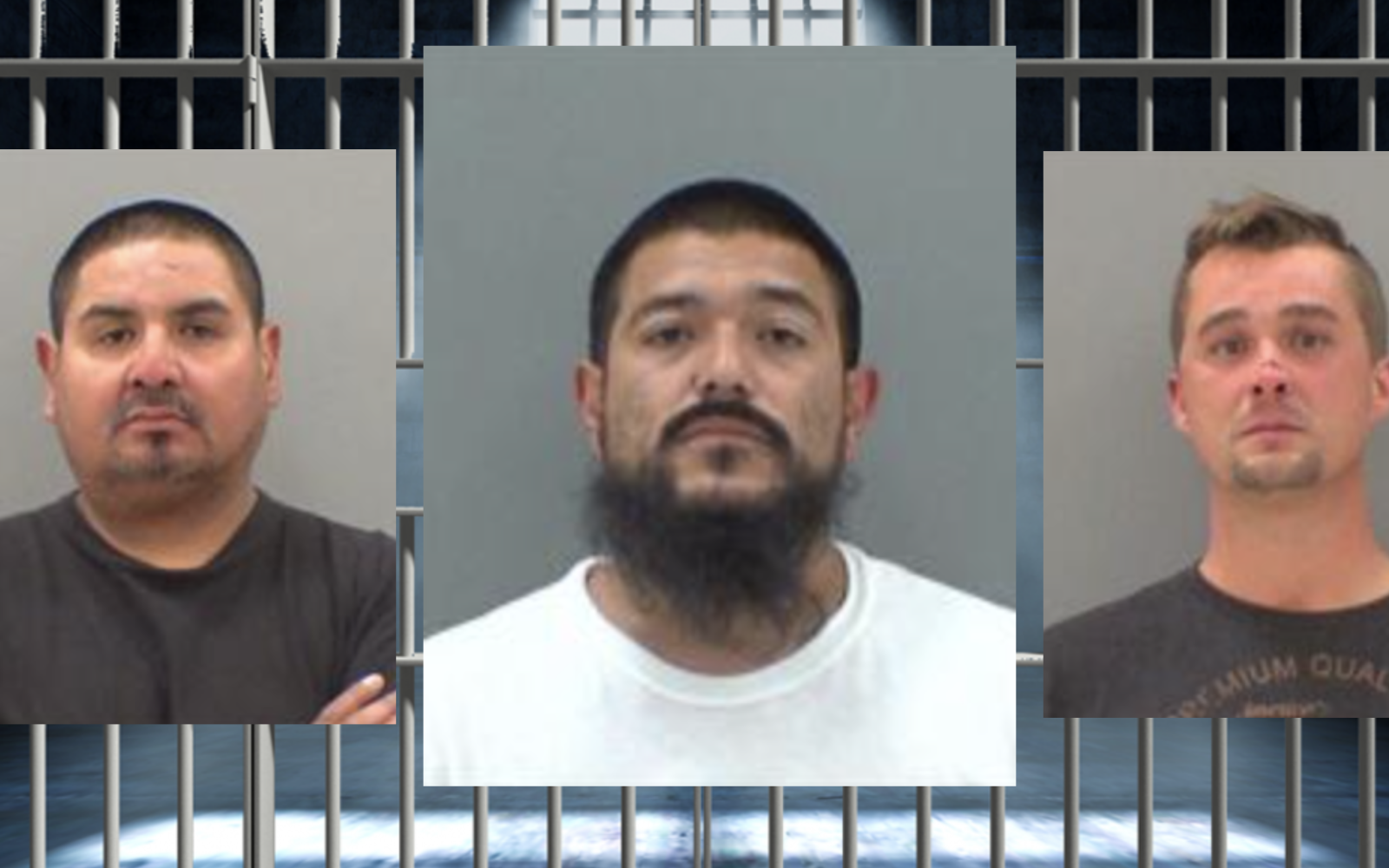 Jessie Capuchino (L) Jesus Urias (M) Christopher Sredanovich (R)