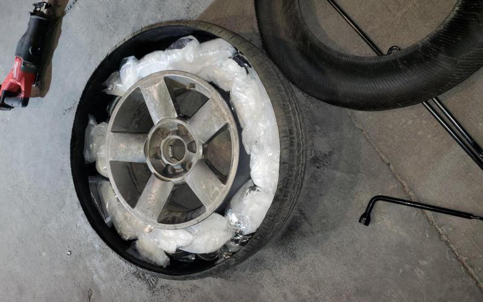 Border Agents Find Meth Hidden in a Tire (Contributed/CBP)