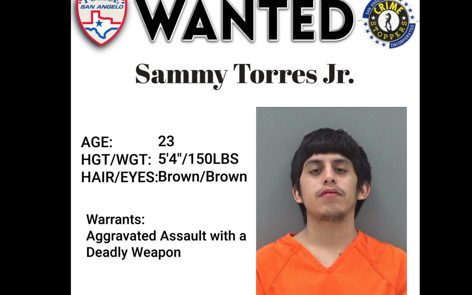 SAPD Searching for Sammy Torres Jr. (Contributed/SAPD)