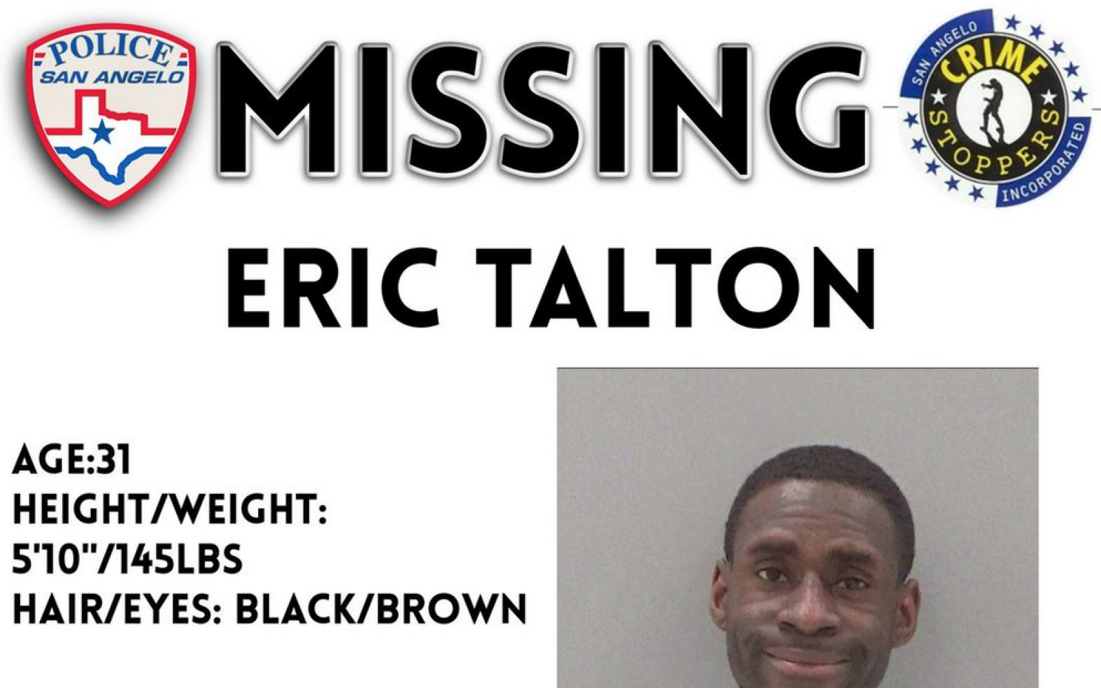 SAPD Eric Talton Missing Person (Contributed/SAPD)