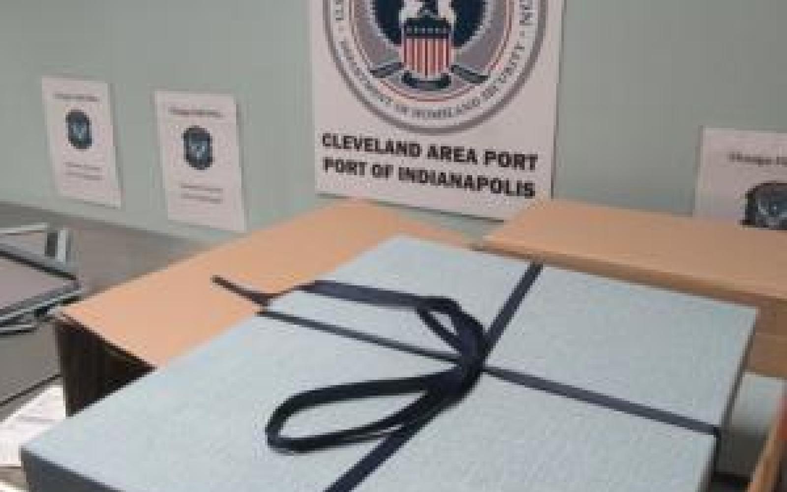 Ketamine Smuggled in Shirt Boxes (Contributed/CBP)