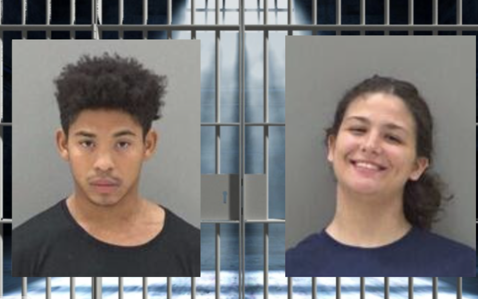 Xavier Cassel (L) Brittany Cozine (R)