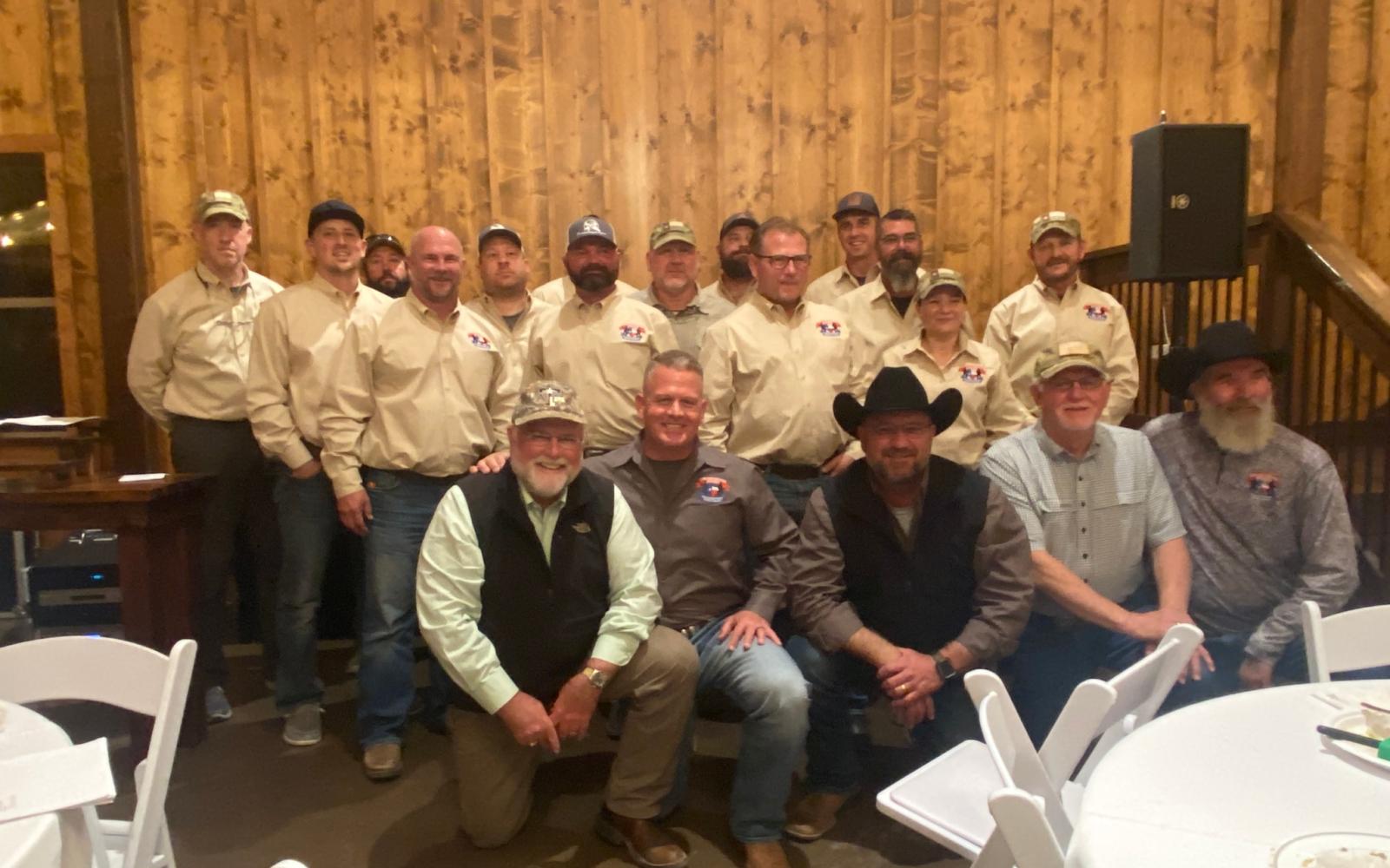 Lone Star Warriors Outdoors (back) and San Angelo Support for Veterans in 2021.