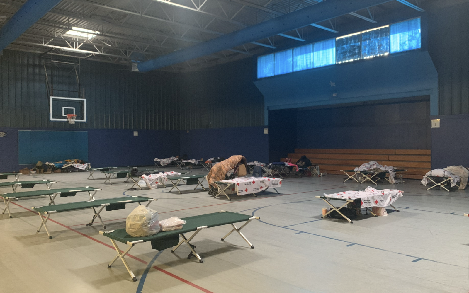Inside the Warming Shelter Dec.23