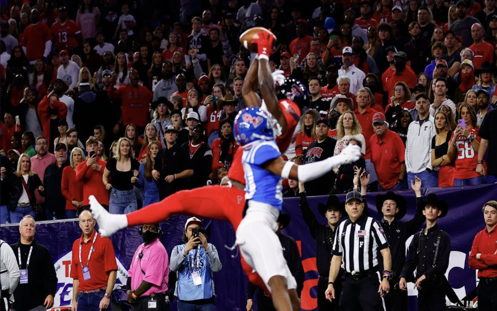 Texas Tech Red Raiders defeat the Ole Miss Rebels in the Texas Bowl