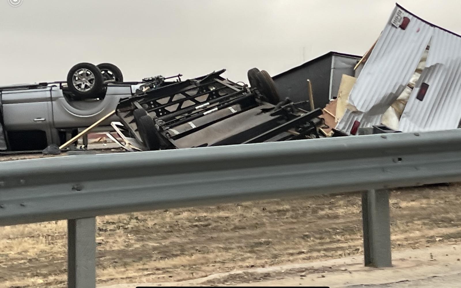 Crash Houston Harte Smith Blvd. 1.30.23 (LIVE! Photo/Matt Trammell)