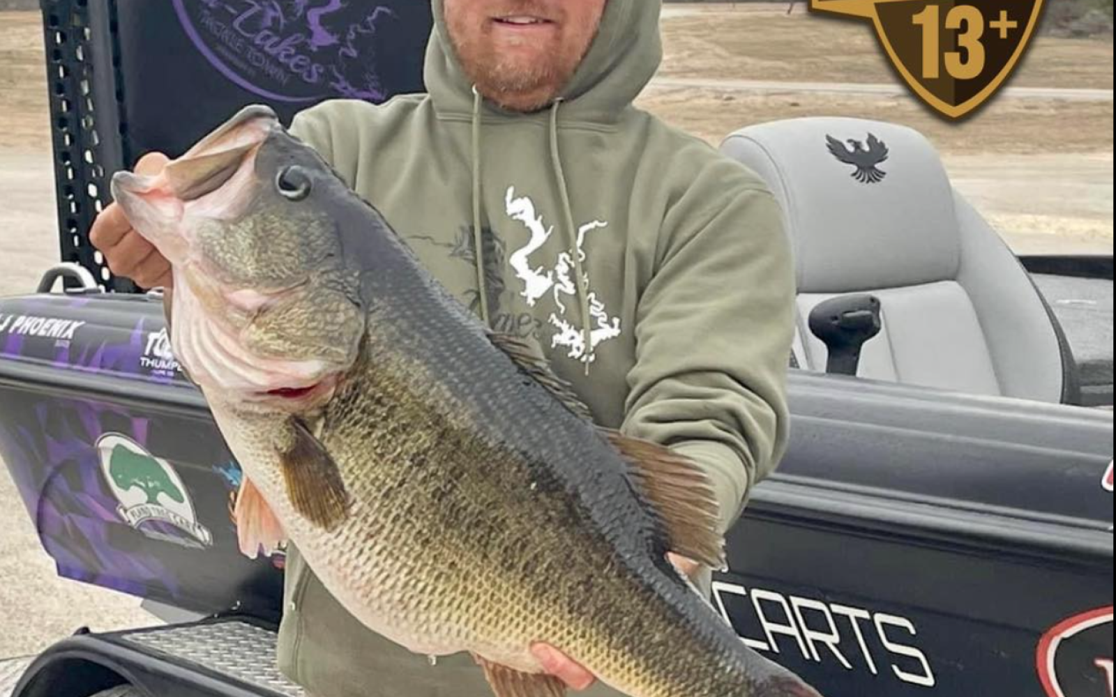 Jason Conn 17.03 O.H. Ivie Bass (Courtesy/TPWD)