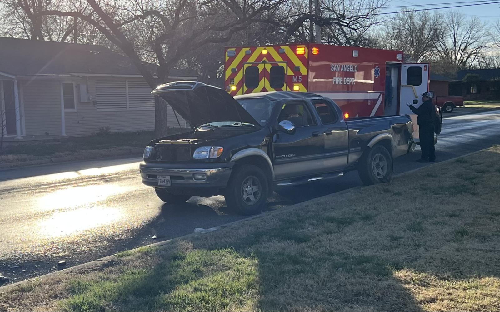 Toyota Tundra Rollover Crash Johnson St. (LIVE! Photo/Yantis Green)