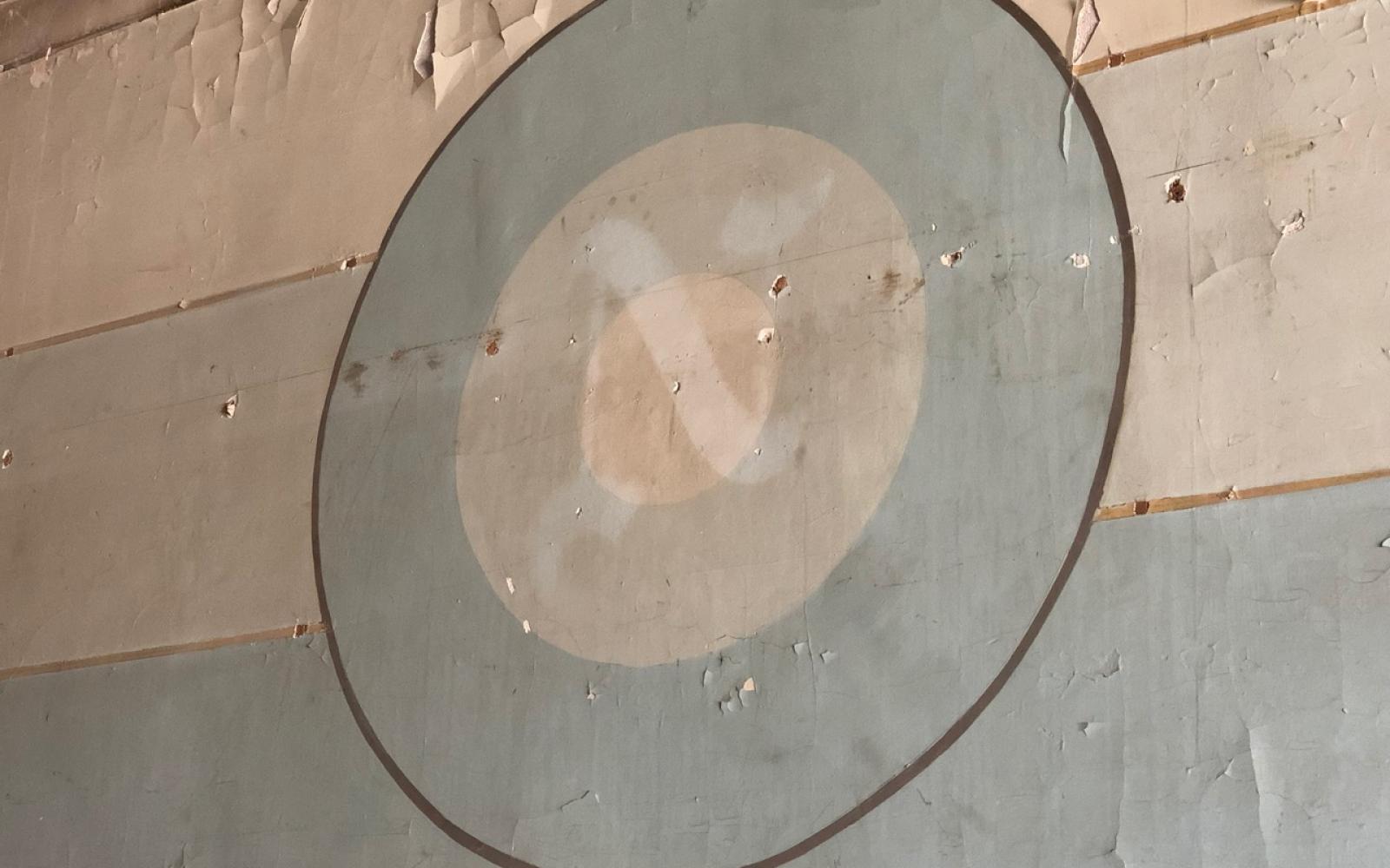 Remnants of an "N" for "Nathan's" (LIVE! Photo/Joe Hyde)