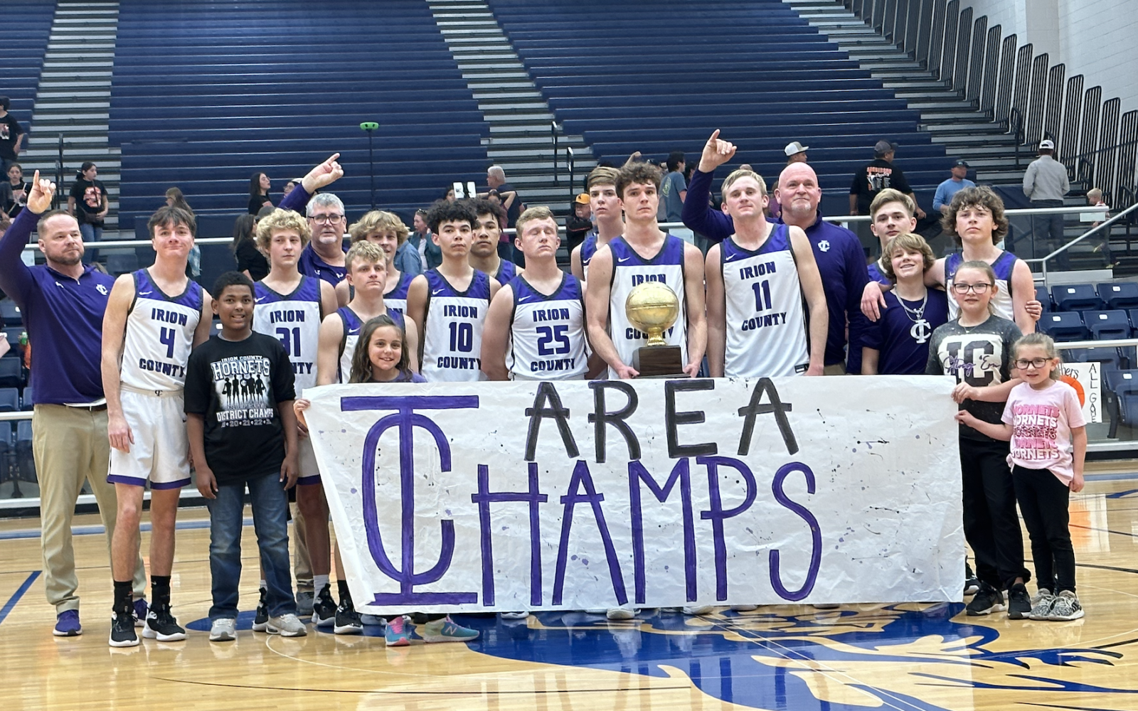2023 Area Champions Irion County Hornets