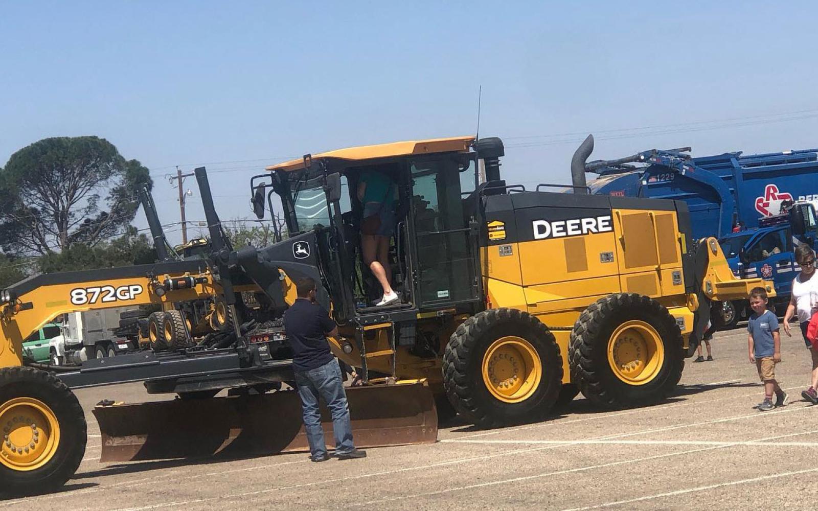 The Junior League of San Angelo (JLSA) Touch-a-Truck in 2022.