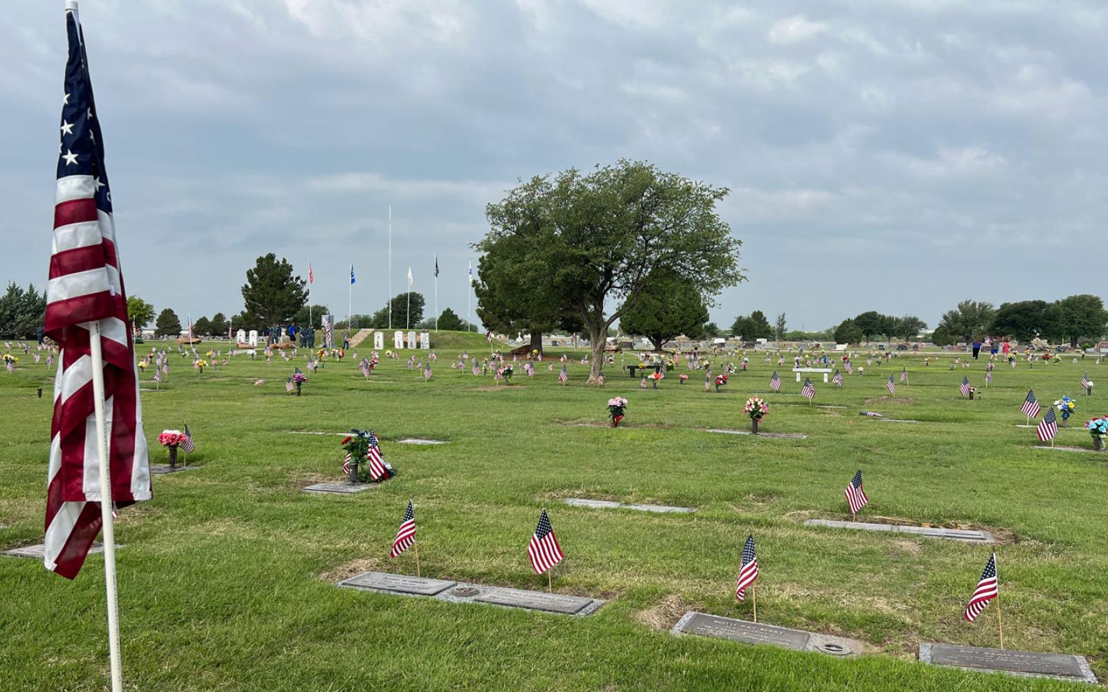 The Veterans' Field in Lawnhaven Memorial Gardens in southeast San Angelo.