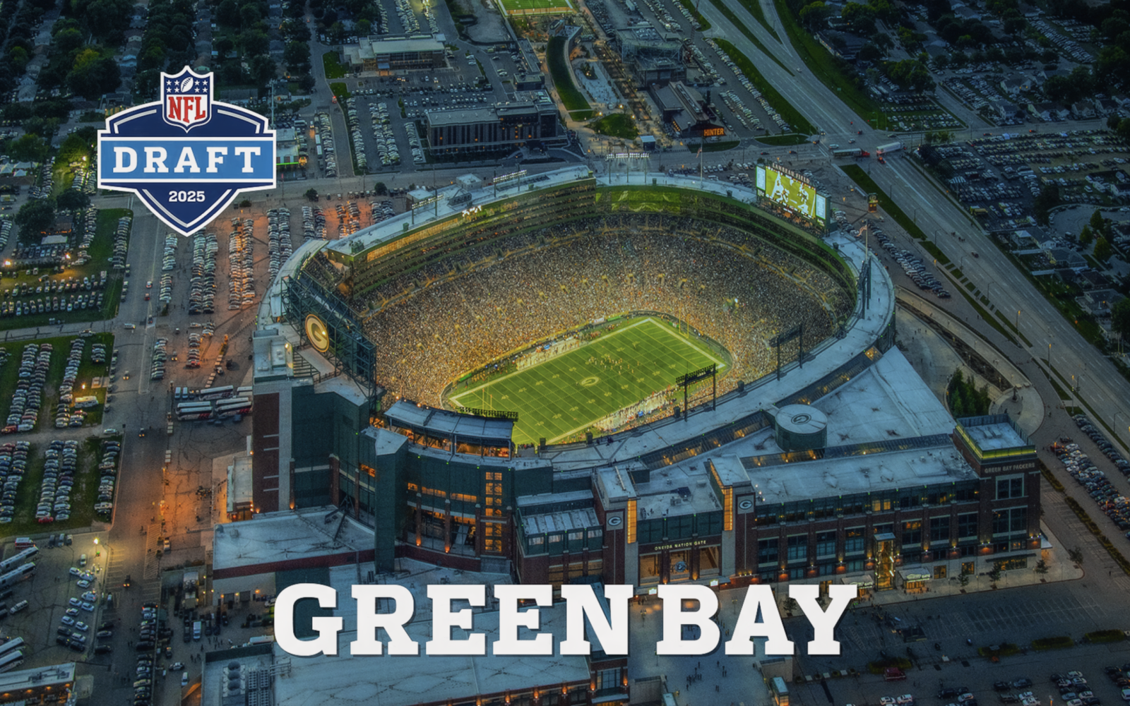 Lambeau Field in Green Bay, WI
