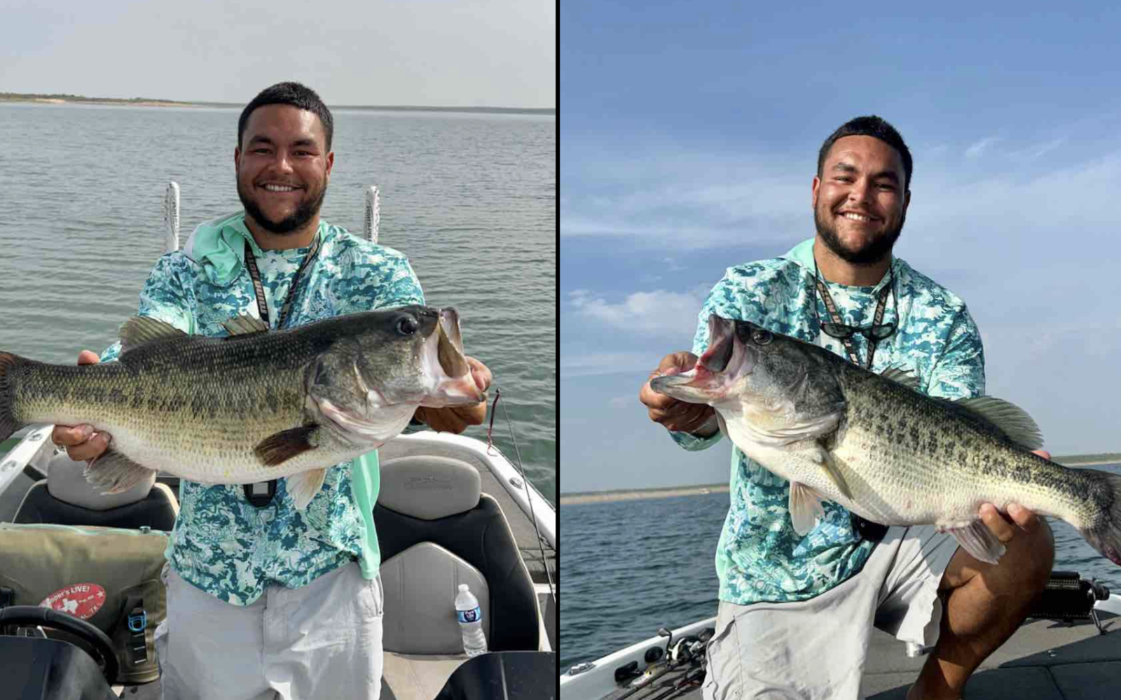Jonathan Stark and his two fish.