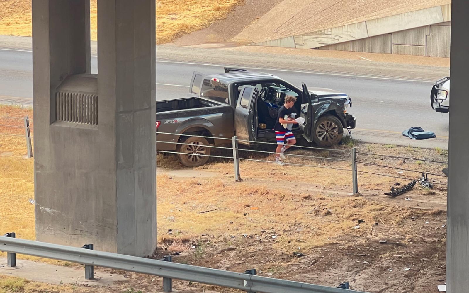 Pile Up Closes the Houston Harte Expressway on Aug 23, 2023