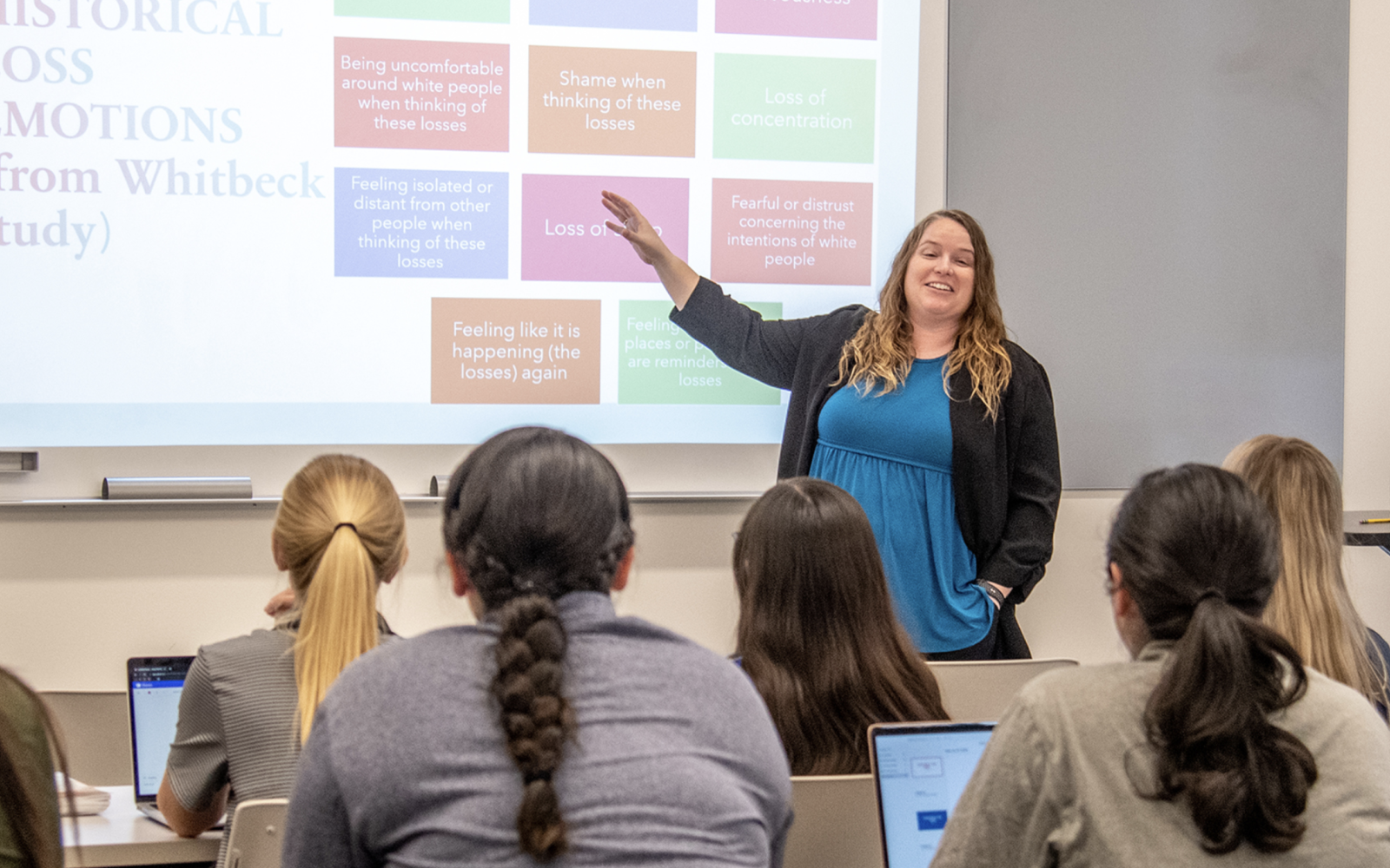 Chelsea Procter-Willman, ASU Clinical Senior Instructor, teaching in the Health Science Professions Department