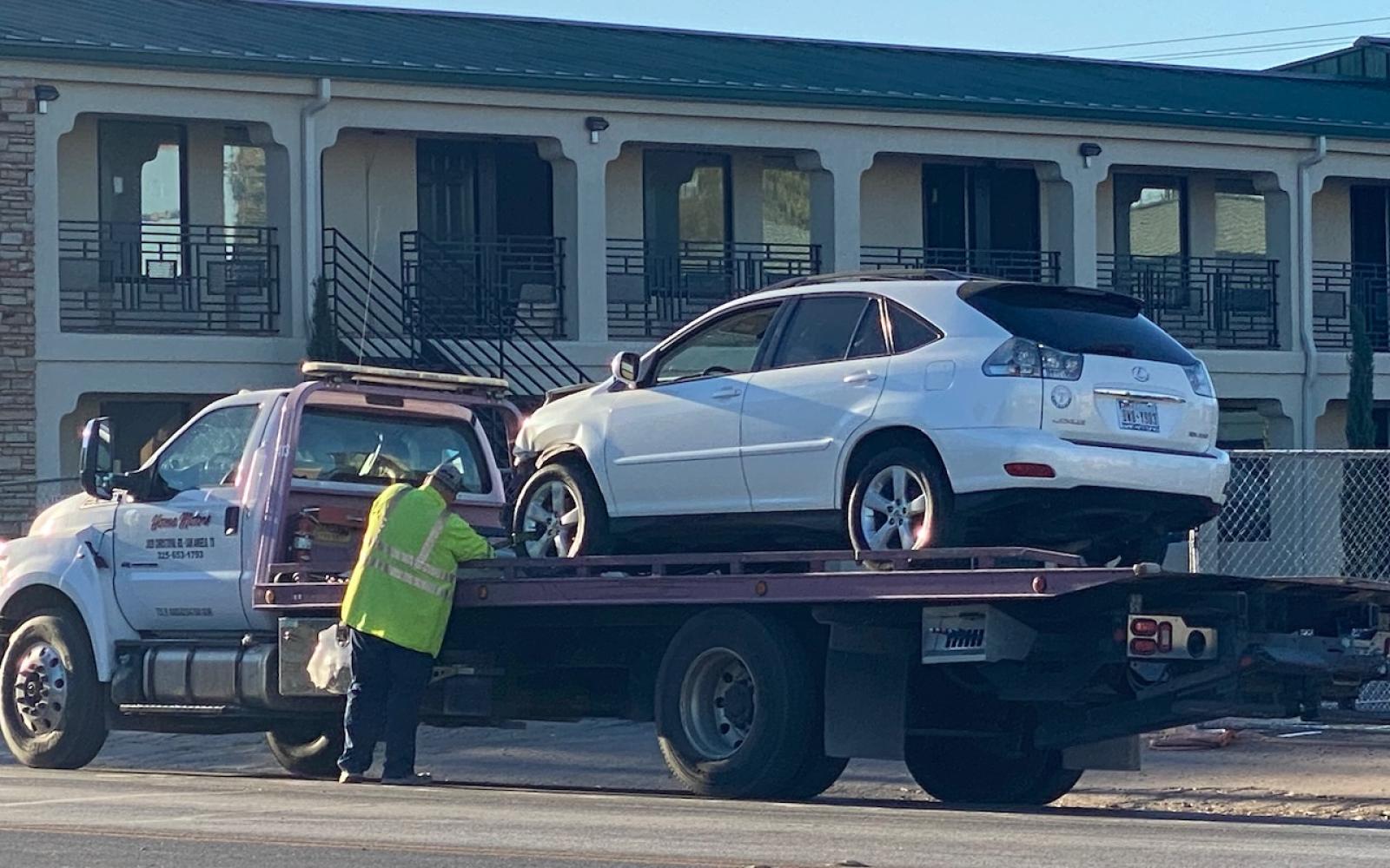 Crash at W Beauregard and S Abe on Oct. 17, 2023