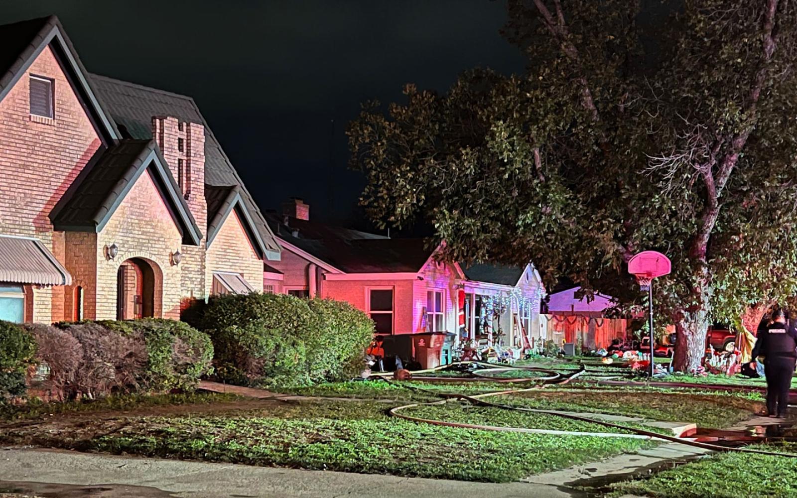 Fire Consumes Garage, Flames Shoot Up 4 Stories High just off N. Howard St. on the night of Nov. 24, 2023.