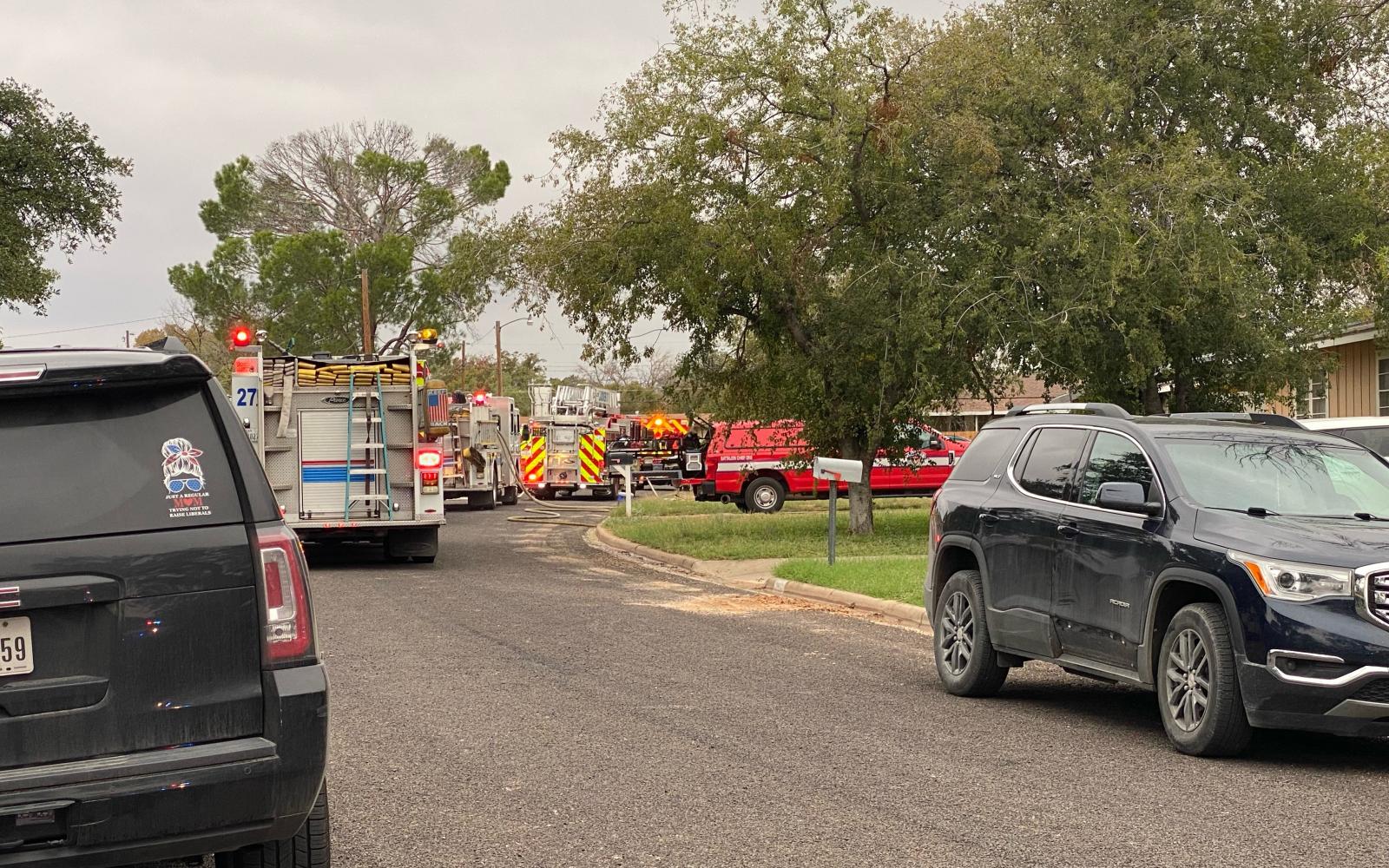 Fire at house in the 2500 block of Culver Ave. on Nov. 11, 2023