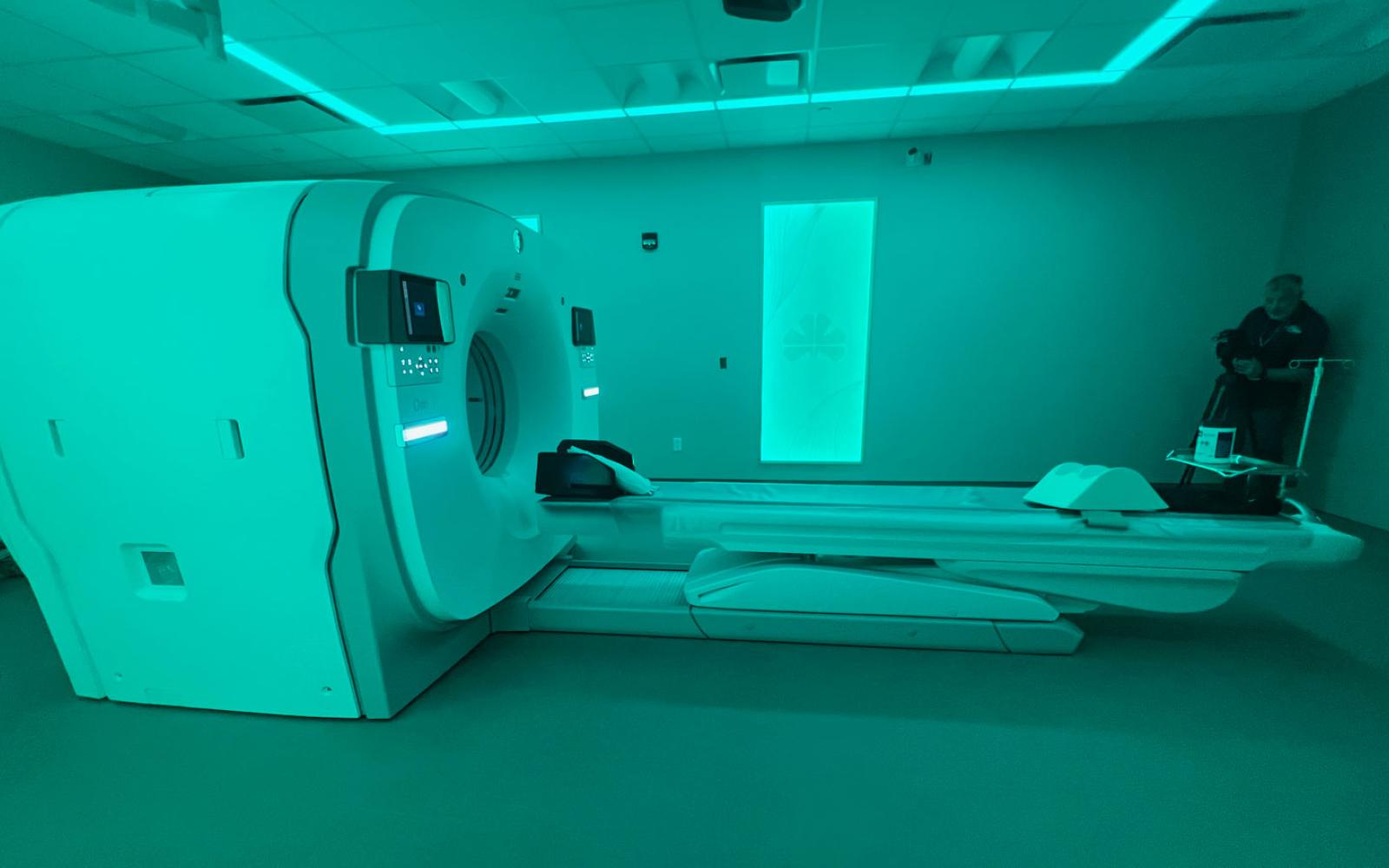 The PET-CT Scan system at The Shannon Cancer Center that opened in Nov. 2023.