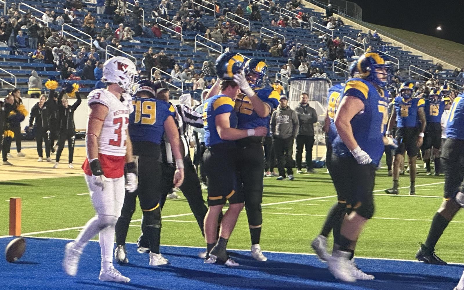 Angelo State defeats Western Oregon on November 11, 2023.