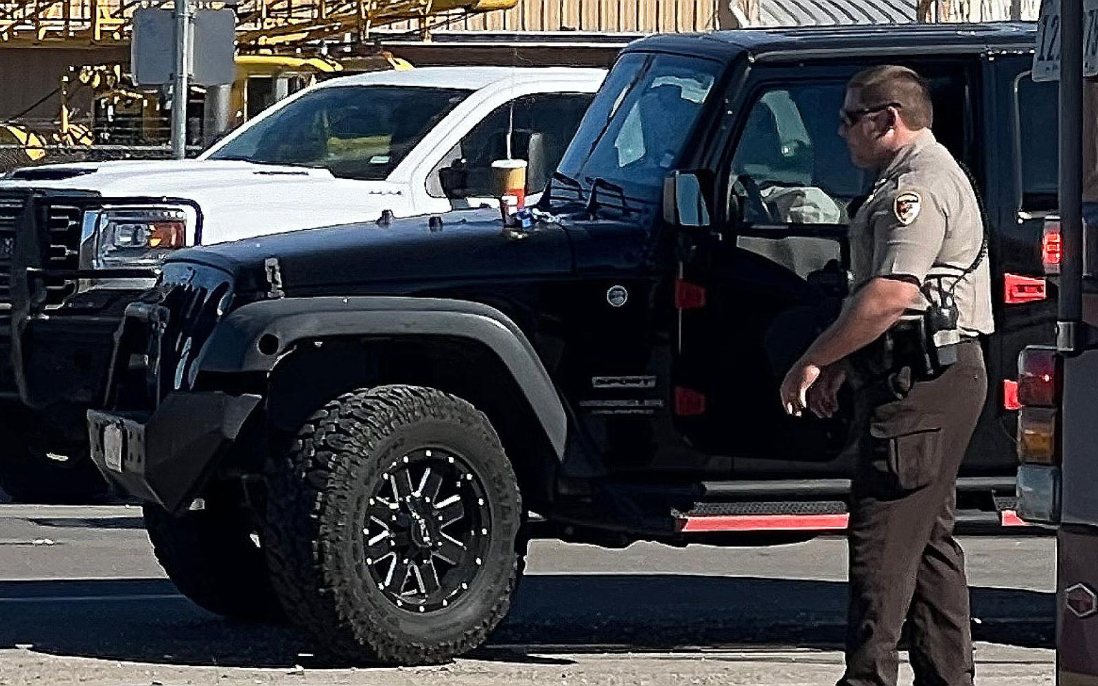 A Robust Grill Guard Shields a Jeep in San Angelo Collision