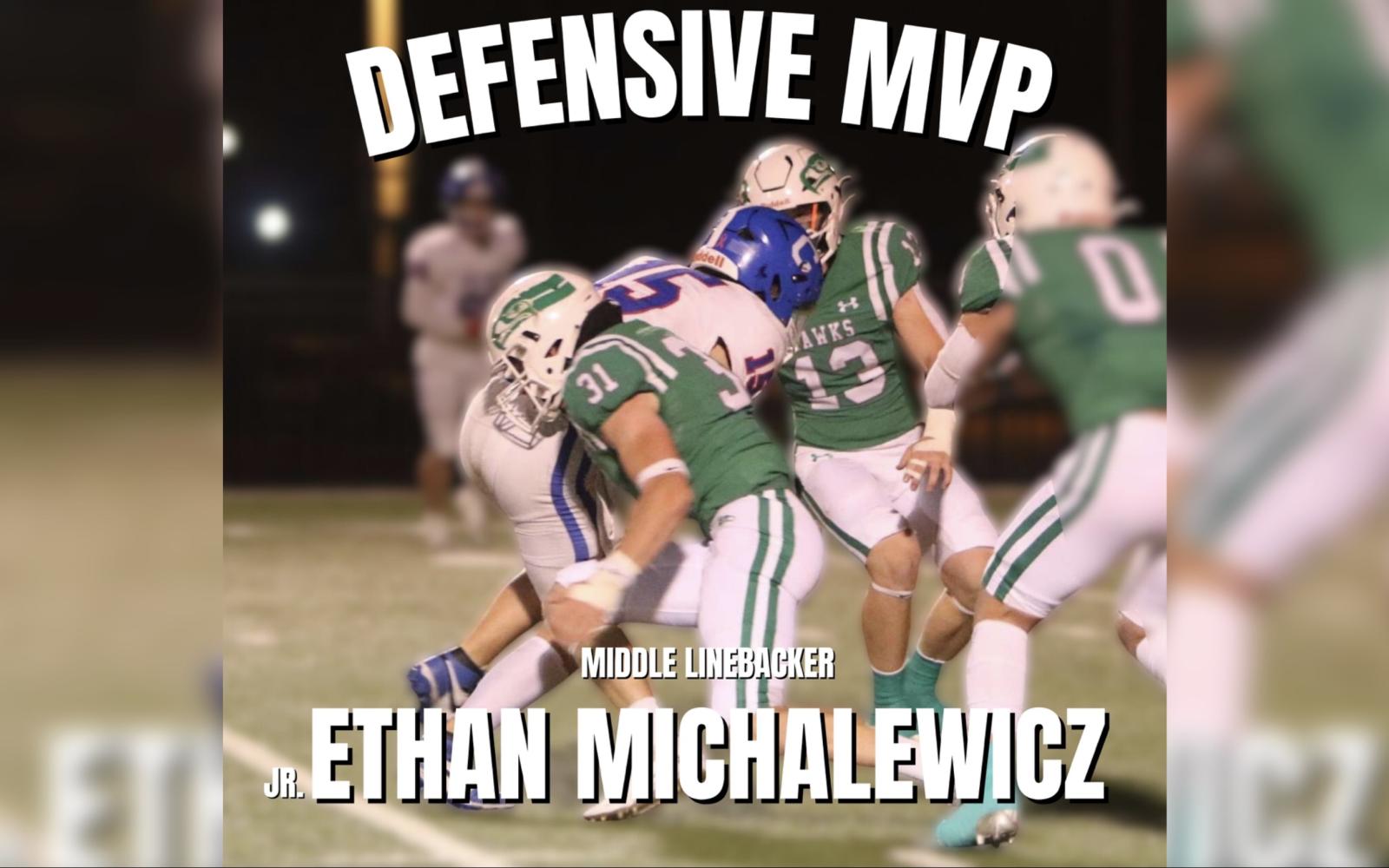 Defensive MVP Ethan Michalewicz