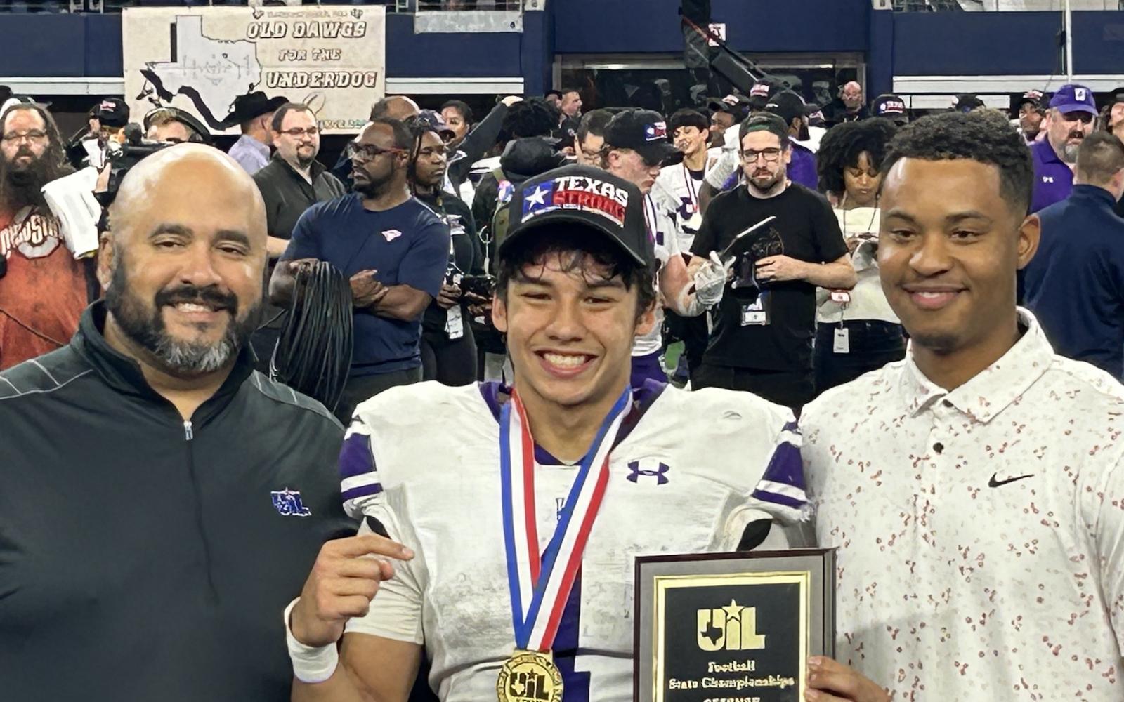 4A Division I Offensive MVP Edward Chumley