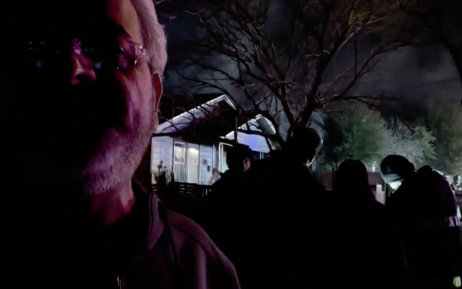 Witness at House Fire