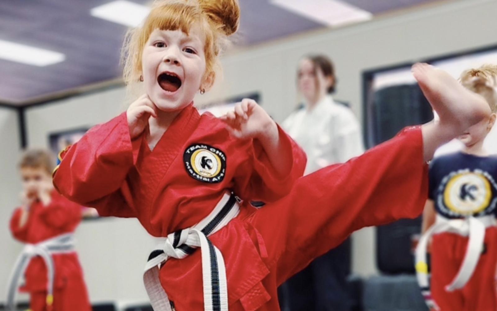 Young Lady Training at Team Chip