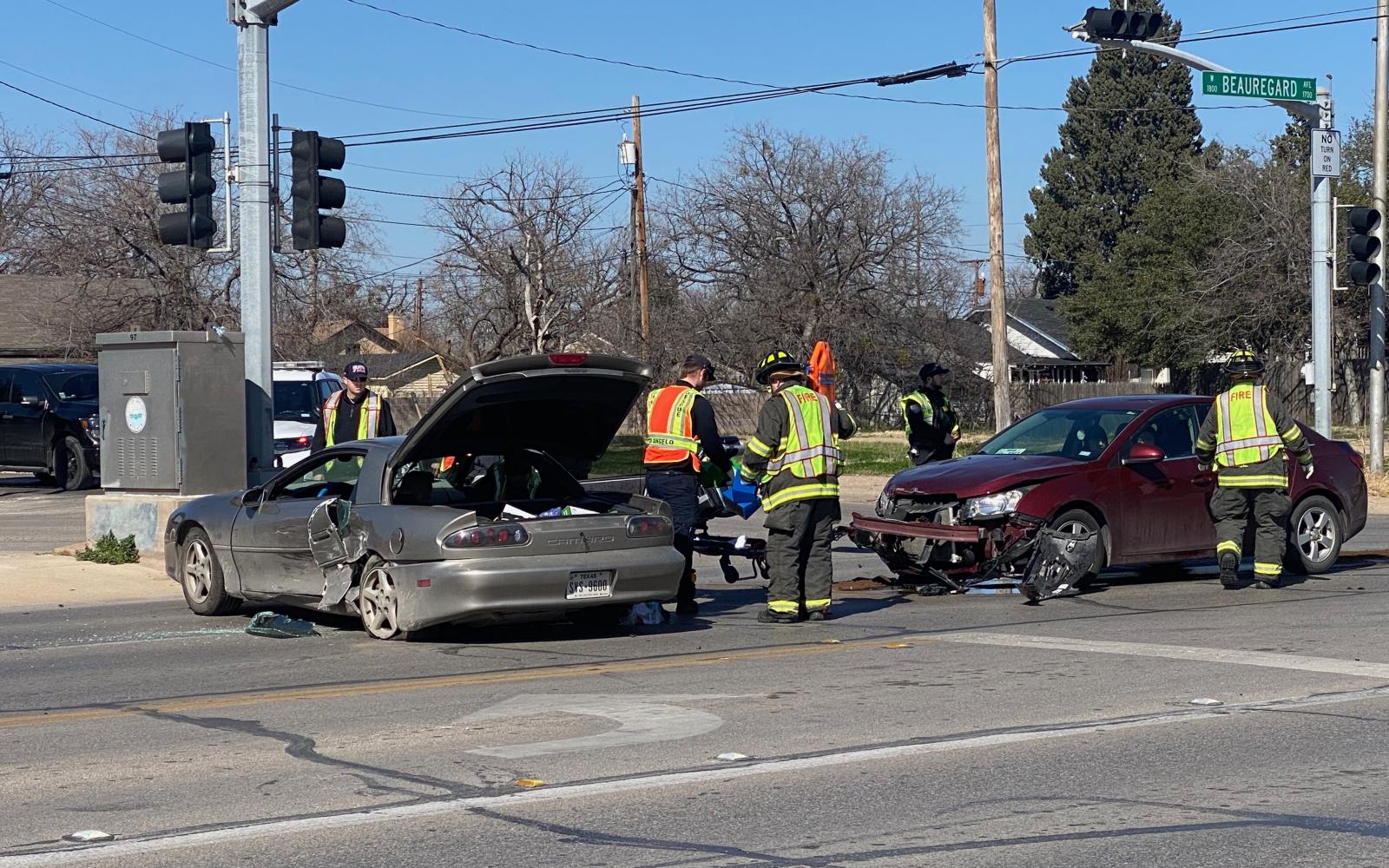 Camaro Destroyed in Crash on Beauregard