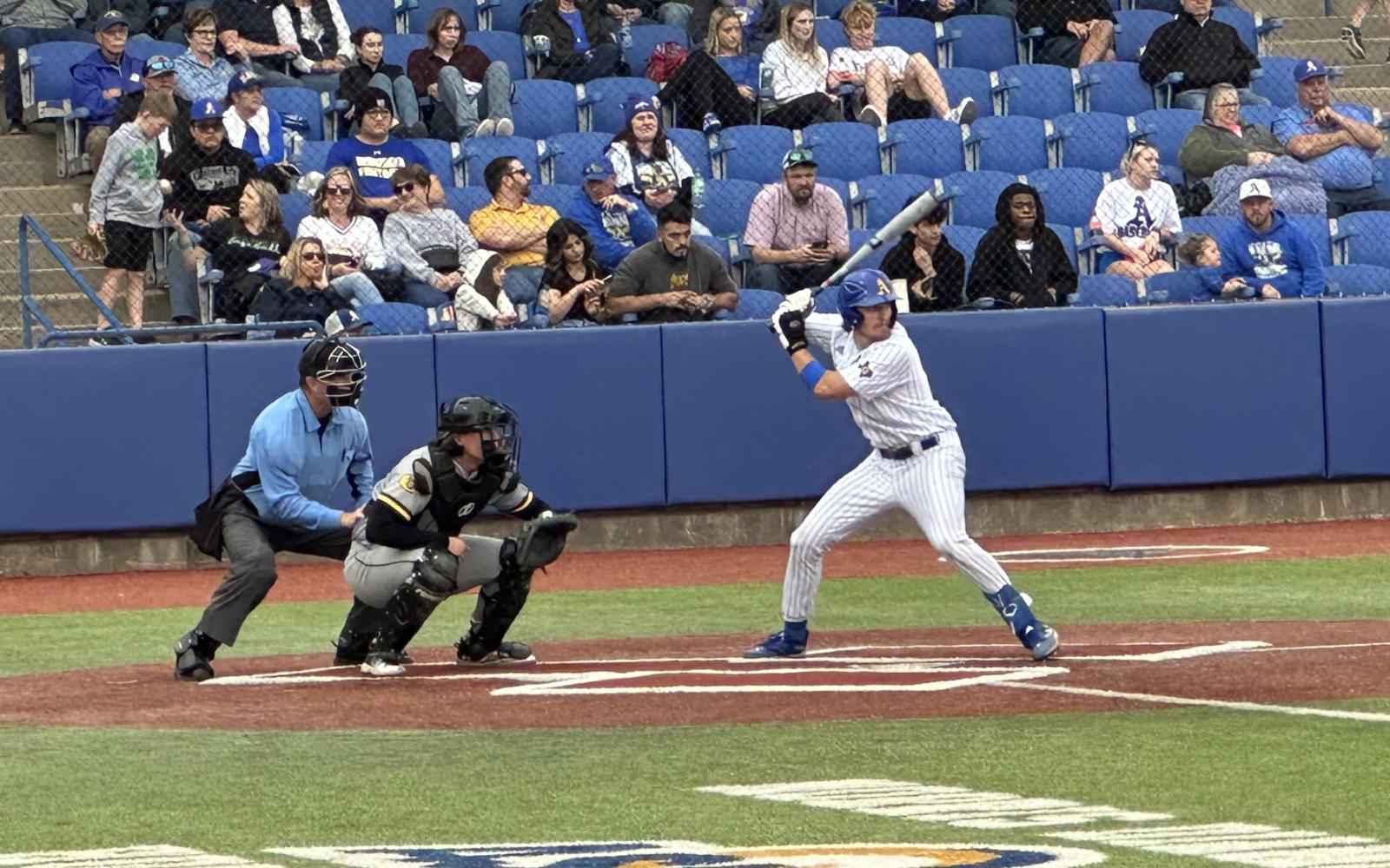 Angelo State in action against Cameron 2024