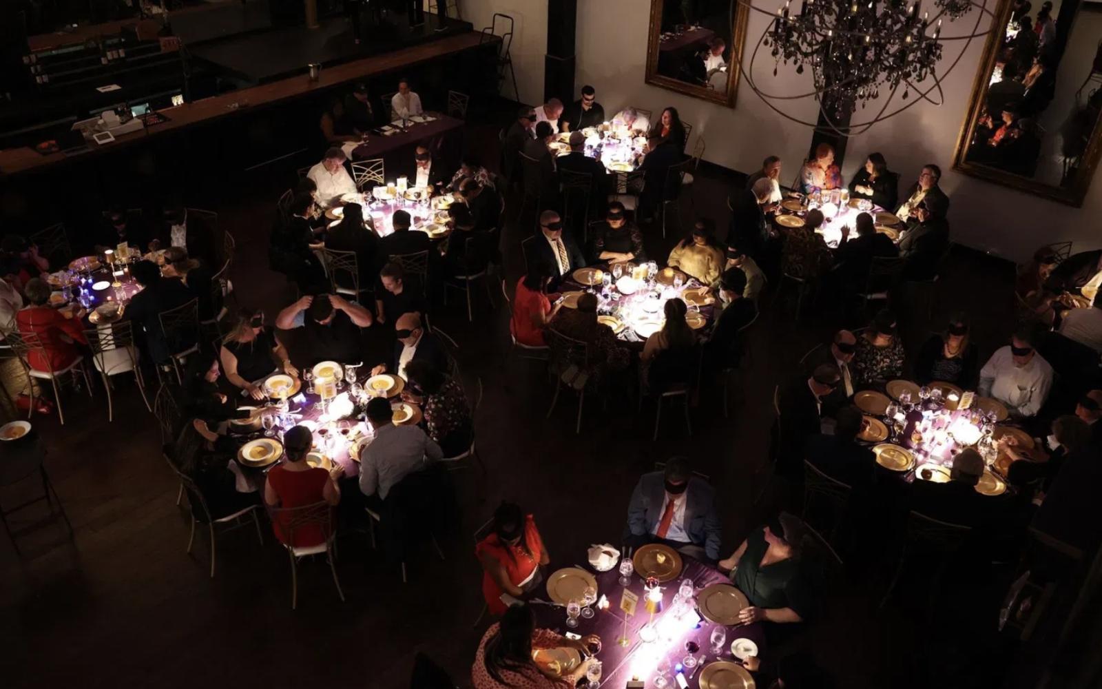 San Antonio "Dine-In-The-Dark" Dinner