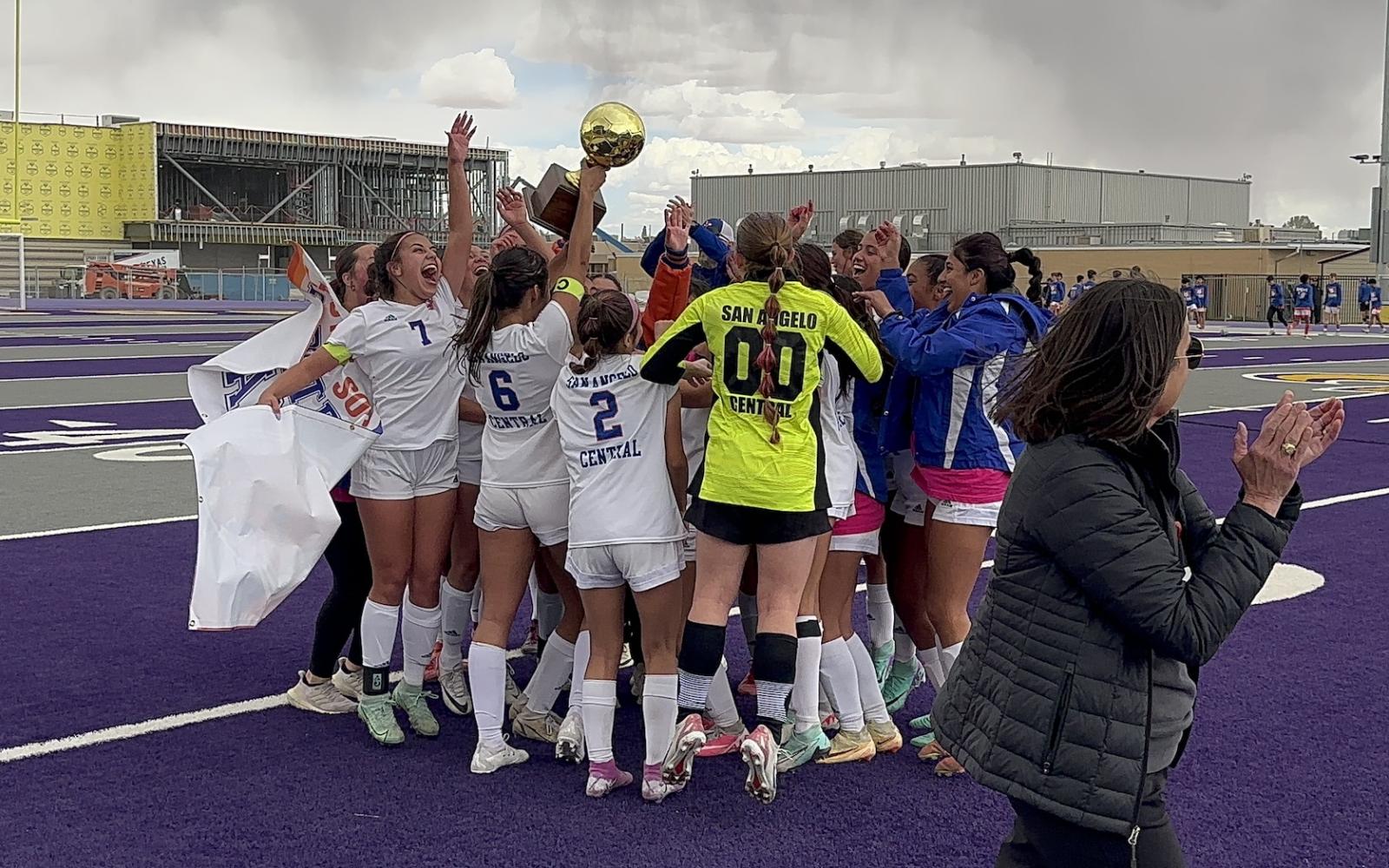 Central Lady Cats Soccer wins the 2024 Bi-District Championship